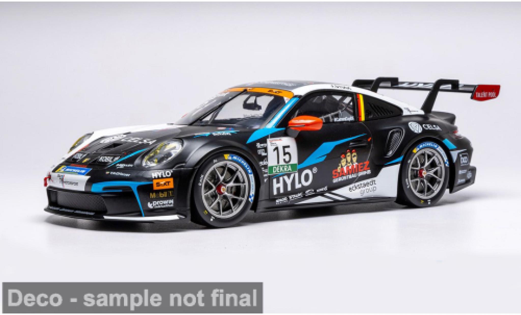 Porsche 911 1/18 IXO GT3 Cup Cup Oschersleben 2024 #15 1:18 modellino in miniatura