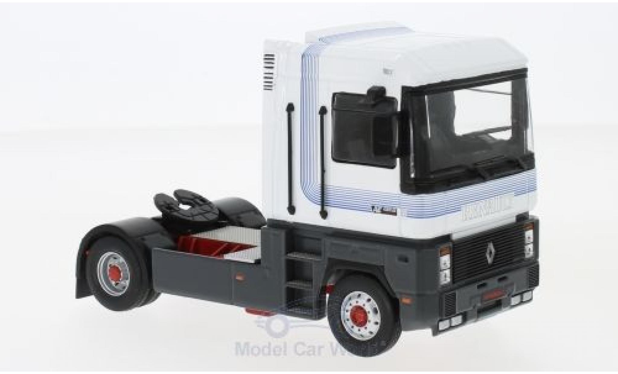 Renault Magnum 1/43 IXO AE 420 Ti bianco/blu 1992 modellino in miniatura