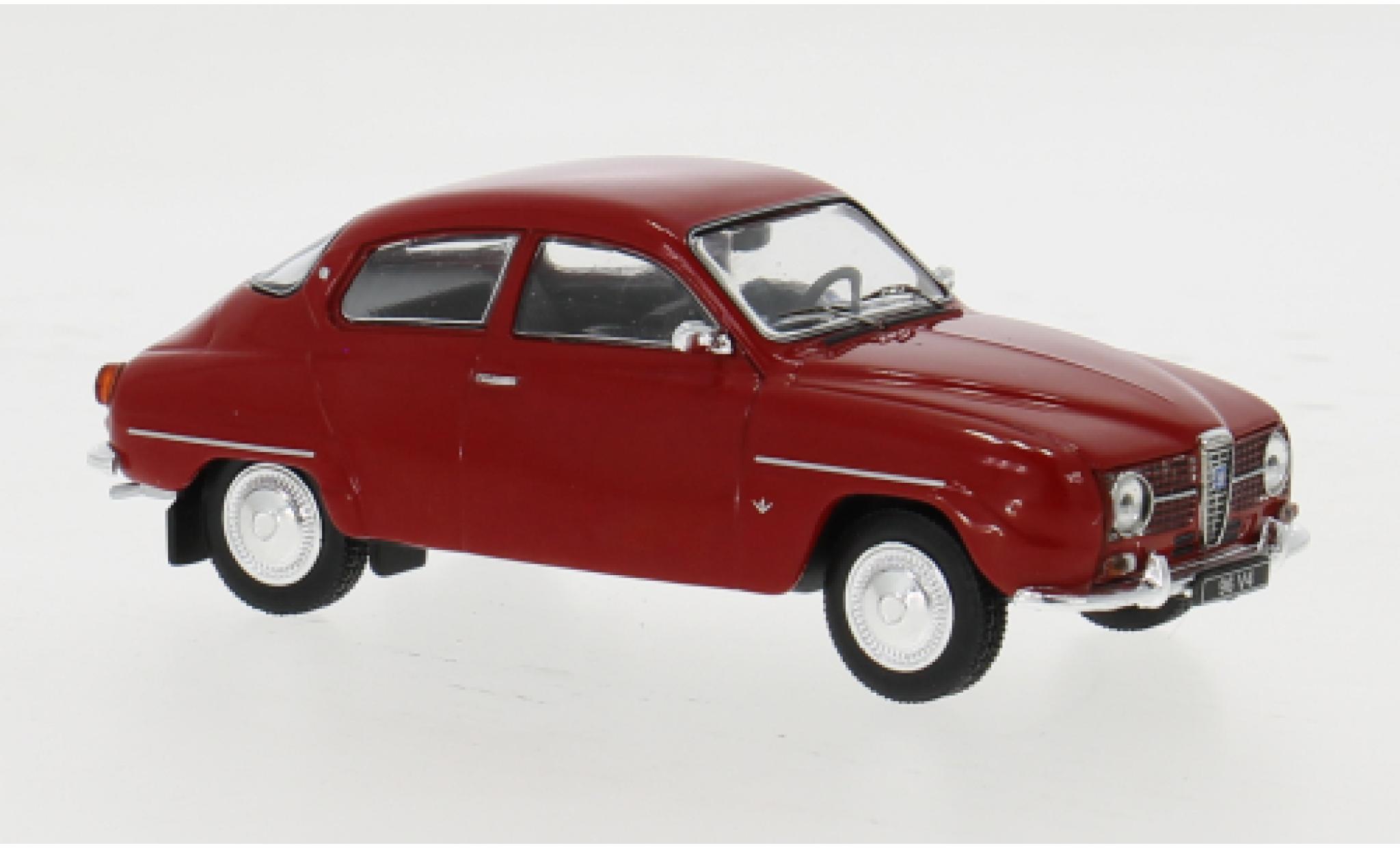 Saab 96 1/43 IXO V4 rot 15 1:43 modellino in miniatura