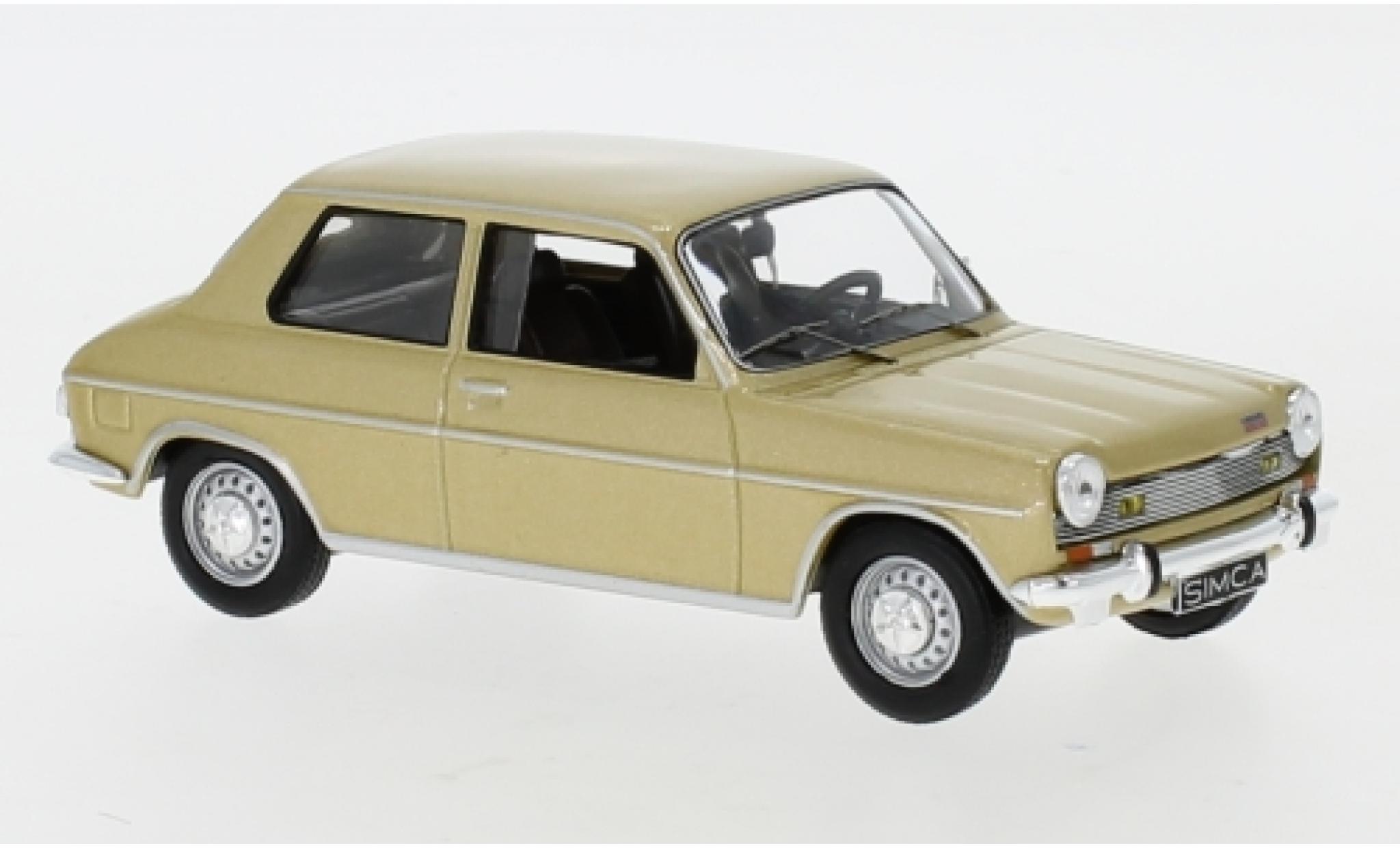 Simca 1100 1/43 IXO Special gold 1970 modellino in miniatura