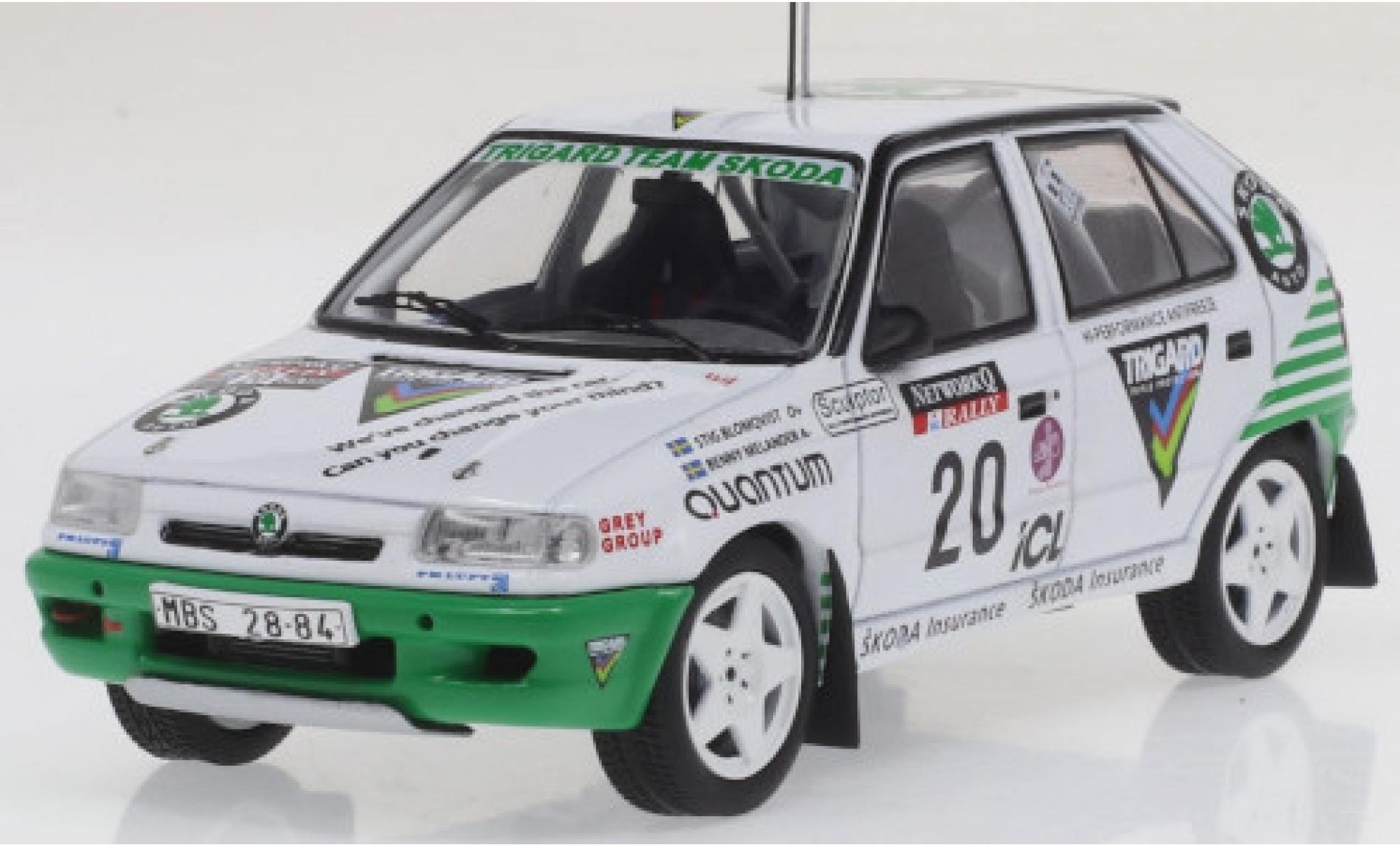 Skoda Felicia 1/43 IXO Kit Car No.20 Trigard Team RAC Rally 1995 S.Blomqvist/B.Melander modellino in miniatura