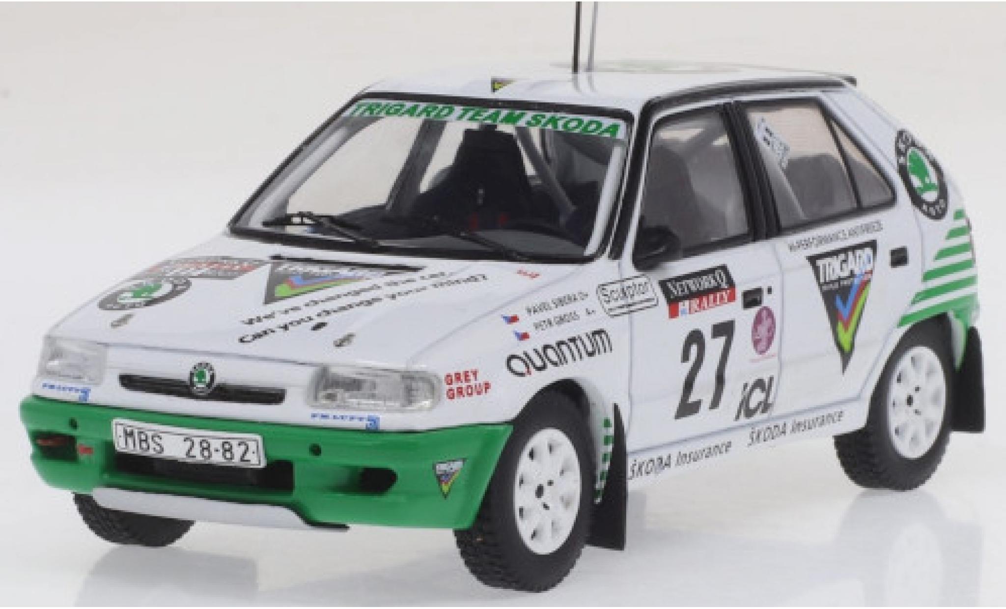 Skoda Felicia 1/43 IXO Kit Car No.27 Trigard Team RAC Rally 1995 P.Sibera/P.Gross modellino in miniatura