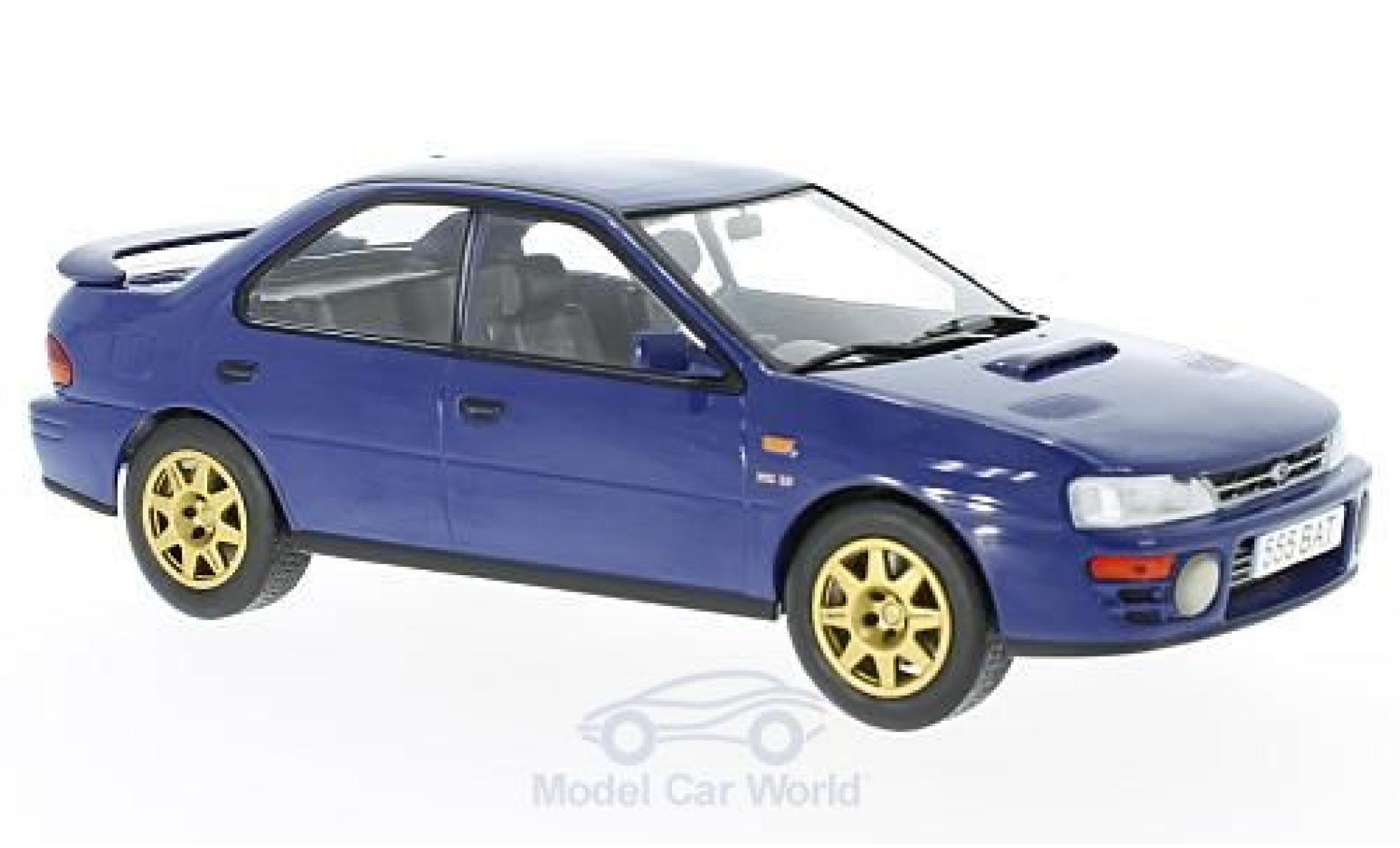 Subaru Impreza WRX 1/18 IXO WRX blu RHD 1995 modellino in miniatura