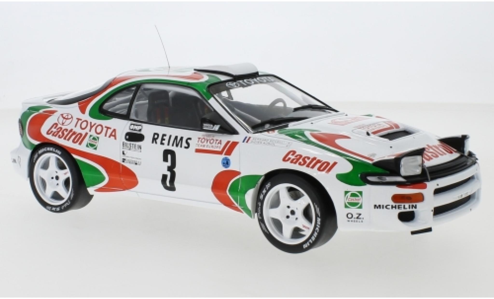Toyota Celica 1/18 IXO Turbo 4WD (ST185) No.3 Castrol Rallye WM Rallye Monte Carlo 1993 D.Auriol/B.Occelli modellino in miniatura