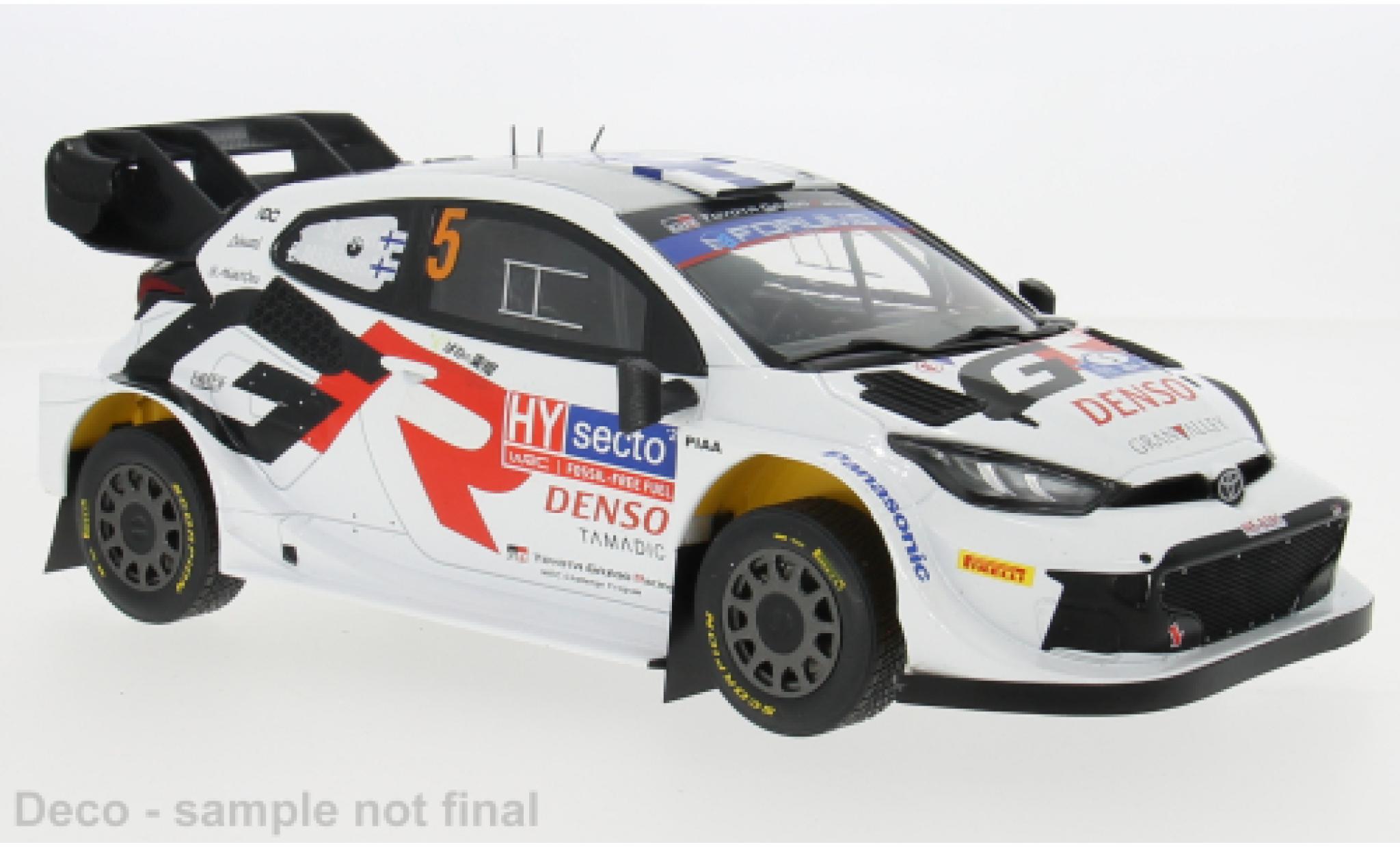 Toyota Yaris 1/18 IXO GR Rally1 Hybrid Rally WM Rally Finland 2024 #5 1:18 modellino in miniatura