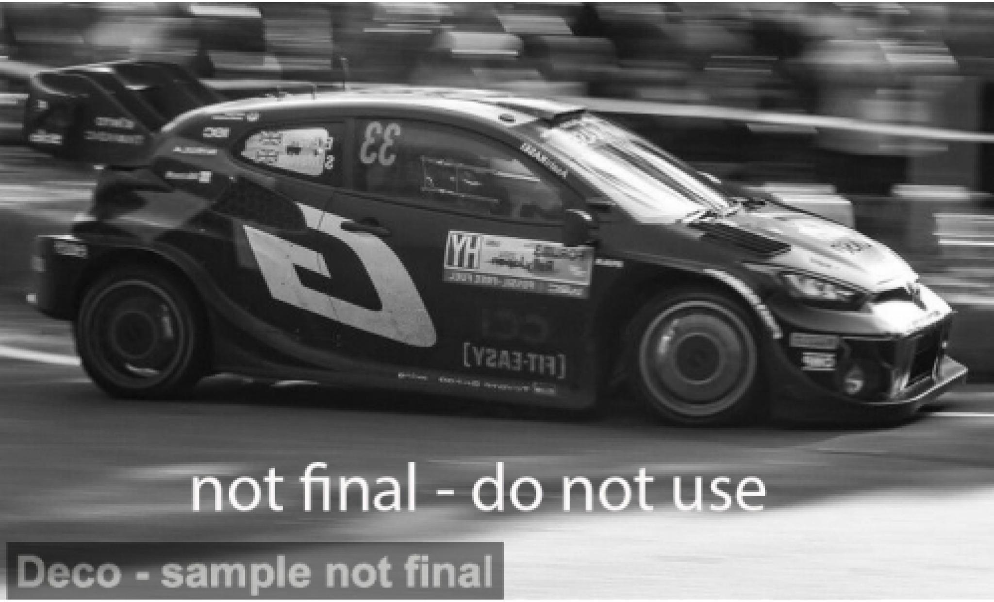 Toyota Yaris 1/43 IXO GR Rally1 Hybrid Rally WM Rally Japan 2024 #33 1:43 modellino in miniatura