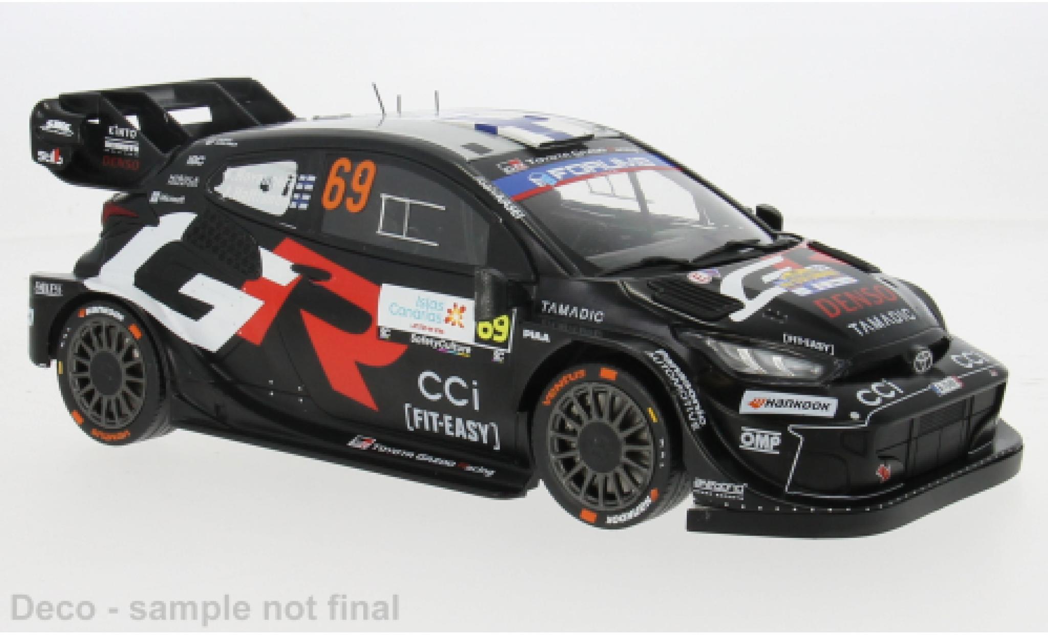 Toyota Yaris 1/18 IXO GR Rally1 Rally Islas Canaris 2025 #69 1:18 modellino in miniatura