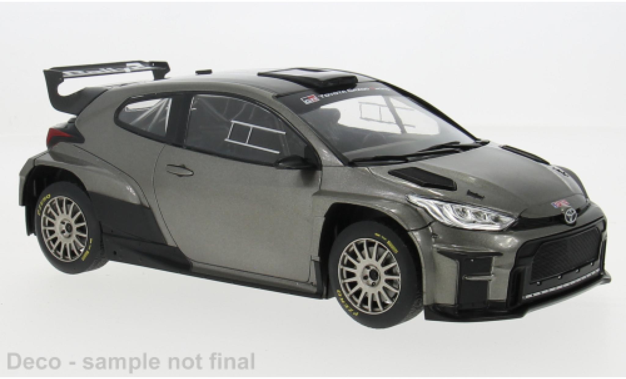 Toyota Yaris 1/18 IXO GR Rally2 grau 2024 1:18 modellino in miniatura