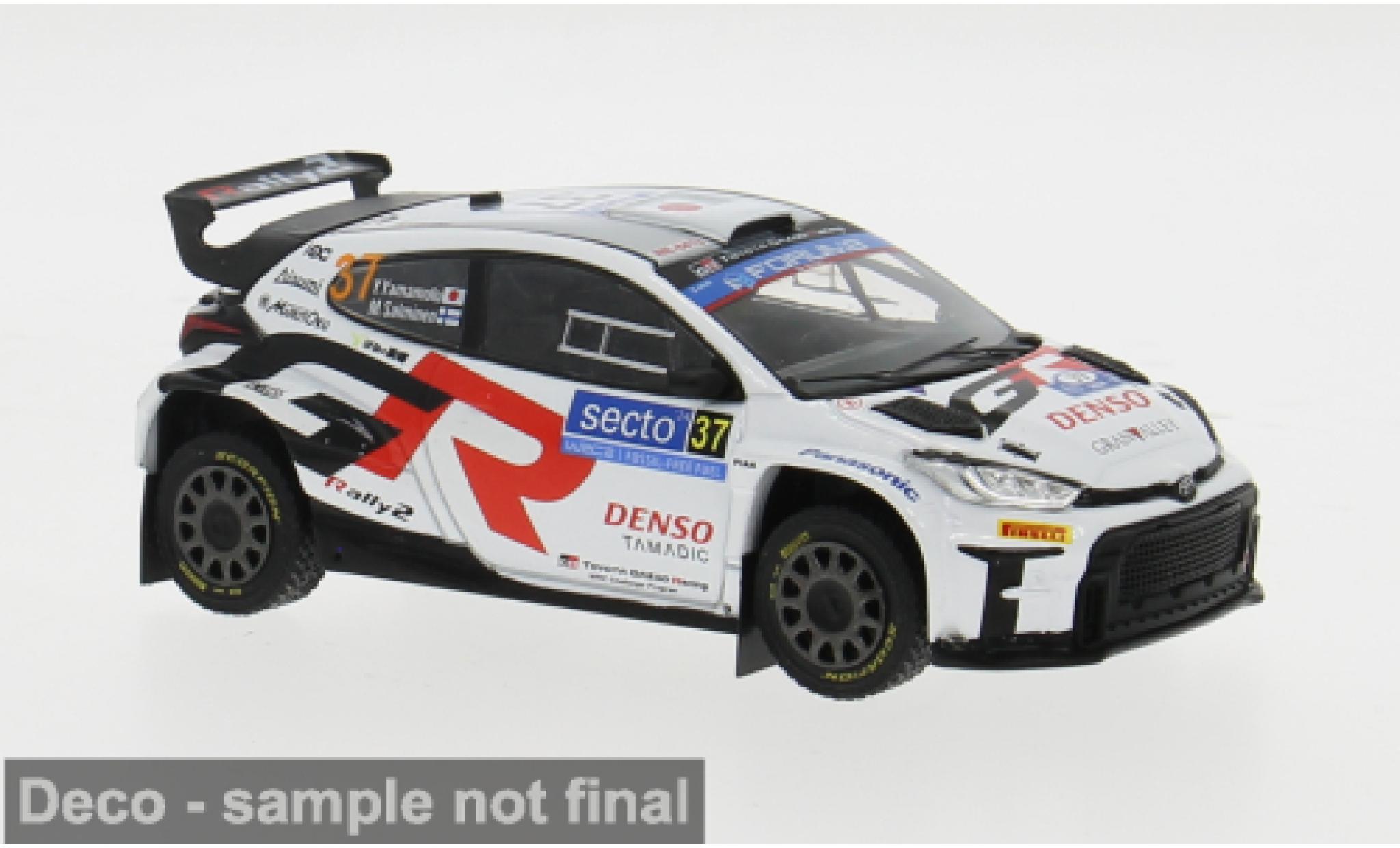 Toyota Yaris 1/43 IXO GR Rally2 Rally WM Rally Finland 2024 #37 1:43 modellino in miniatura