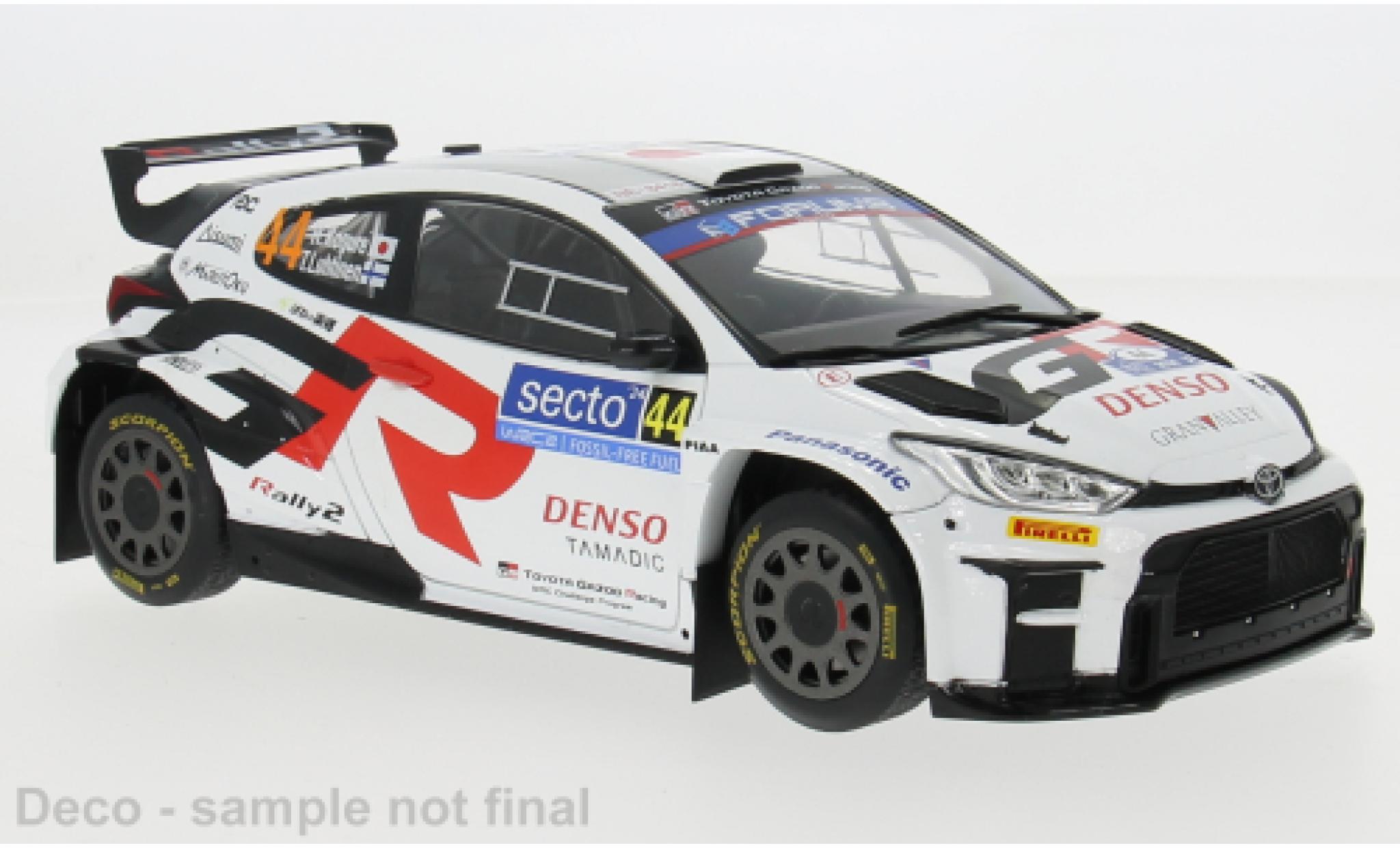 Toyota Yaris 1/18 IXO GR Rally2 Rally WM Rally Finland 2024 #44 1:18 modellino in miniatura