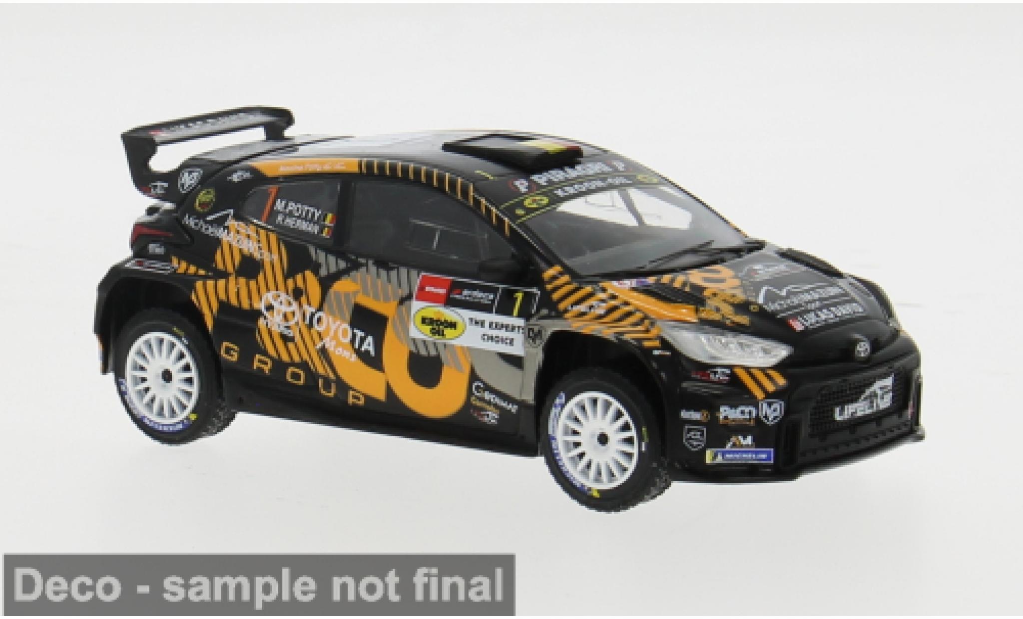 Toyota Yaris 1/43 IXO GR Rally2 Rally WM Rally Ypres 2024 #1 1:43 modellino in miniatura