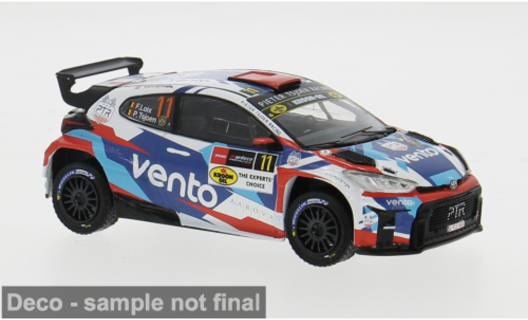 Toyota Yaris 1/43 IXO GR Rally2 Rally WM Rally Ypres 2024 #11 1:43 modellino in miniatura