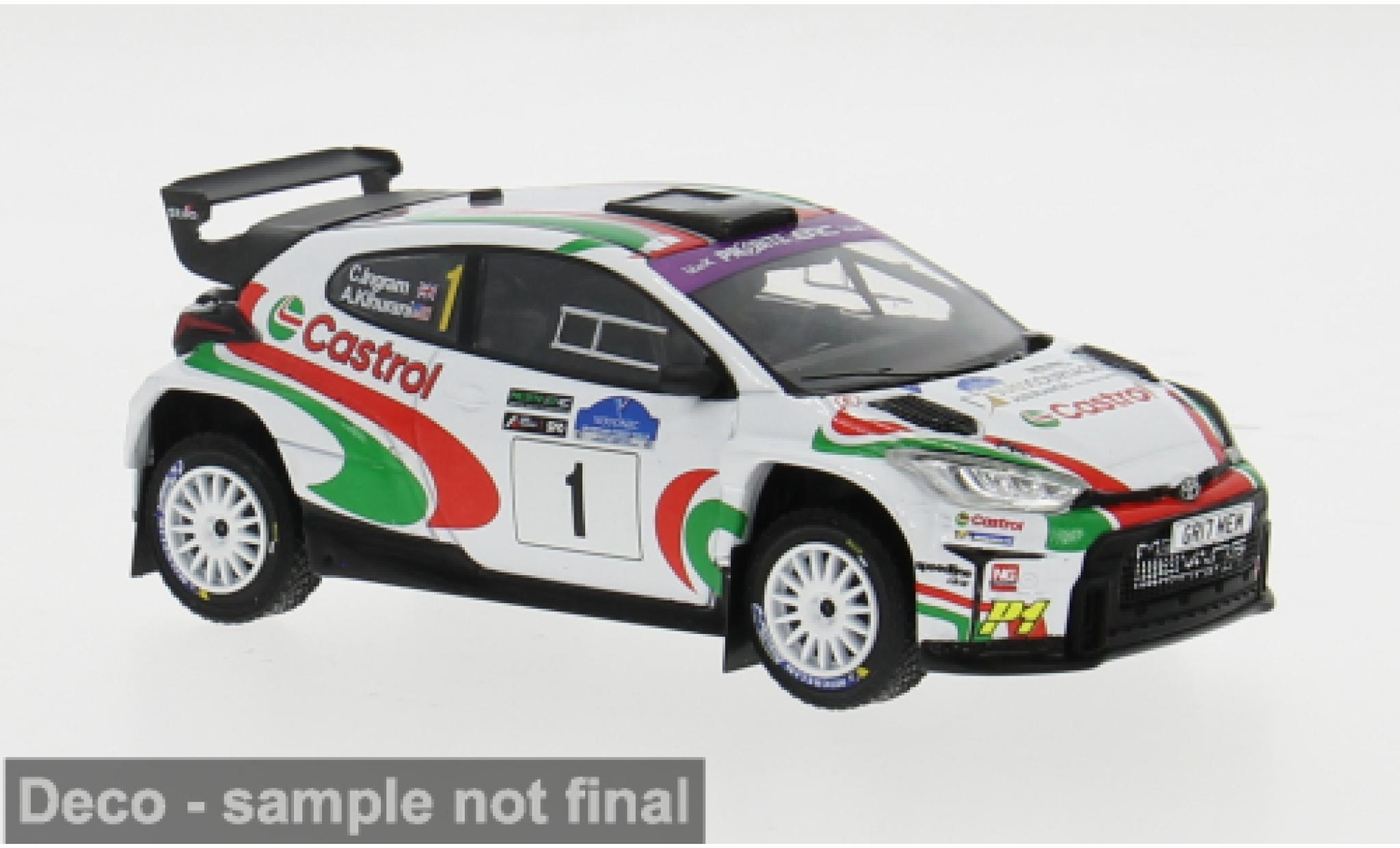 Toyota Yaris 1/43 IXO GR Rally2 Rally WM Voyonic Grampian Forest Rally 2024 #1 1:43 modellino in miniatura