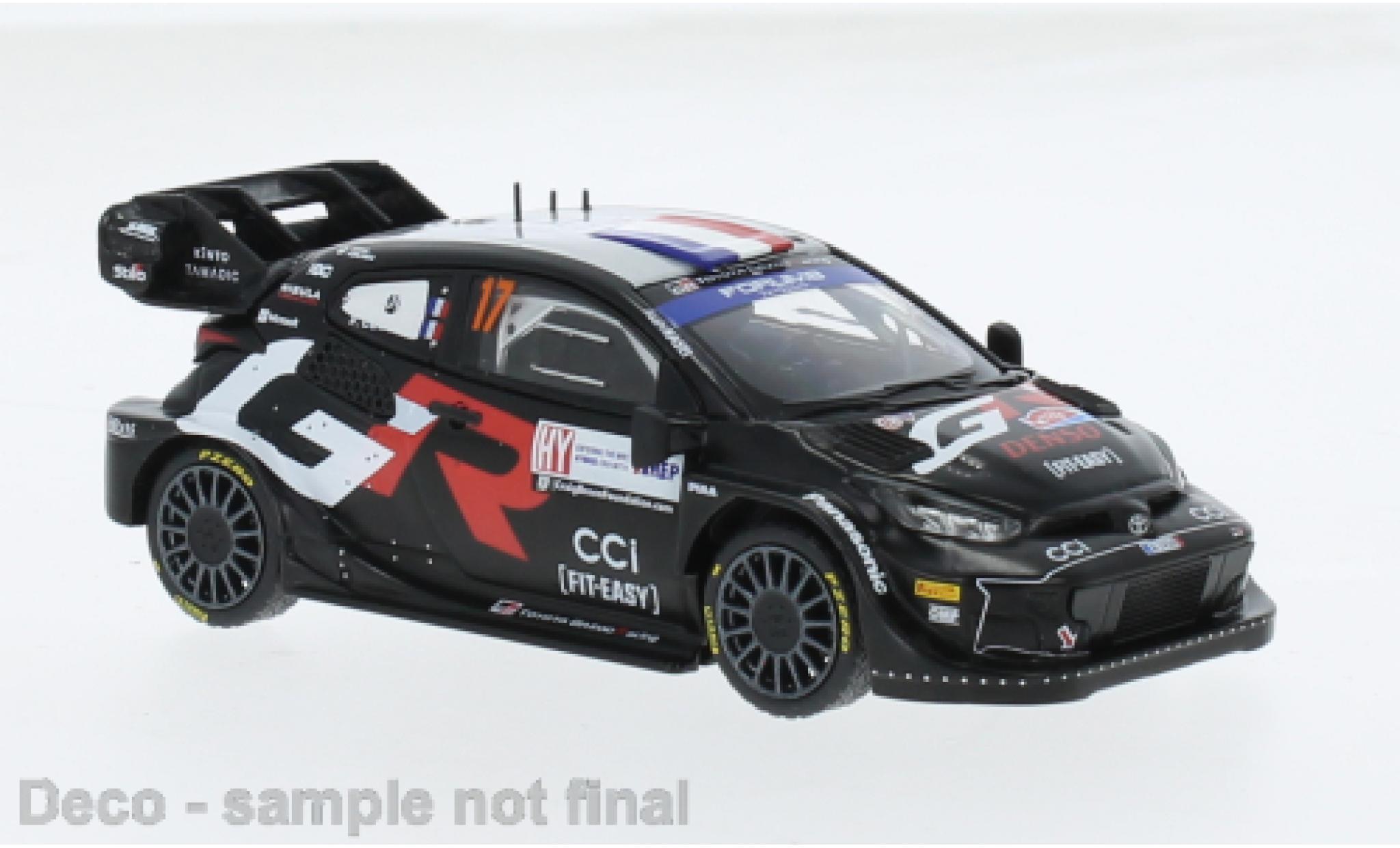 Toyota Yaris 1/43 IXO Rally 1 No.17 WRC Rally Croatia 2024 1:43 modellino in miniatura