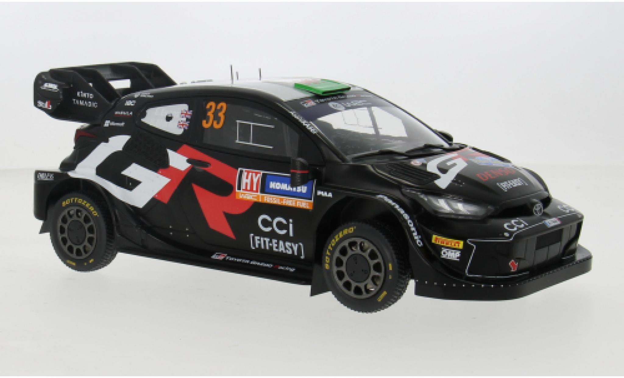 Toyota Yaris 1/18 IXO Rally 1 No.33 WRC Rallye Schweden 2024 1:18 modellino in miniatura