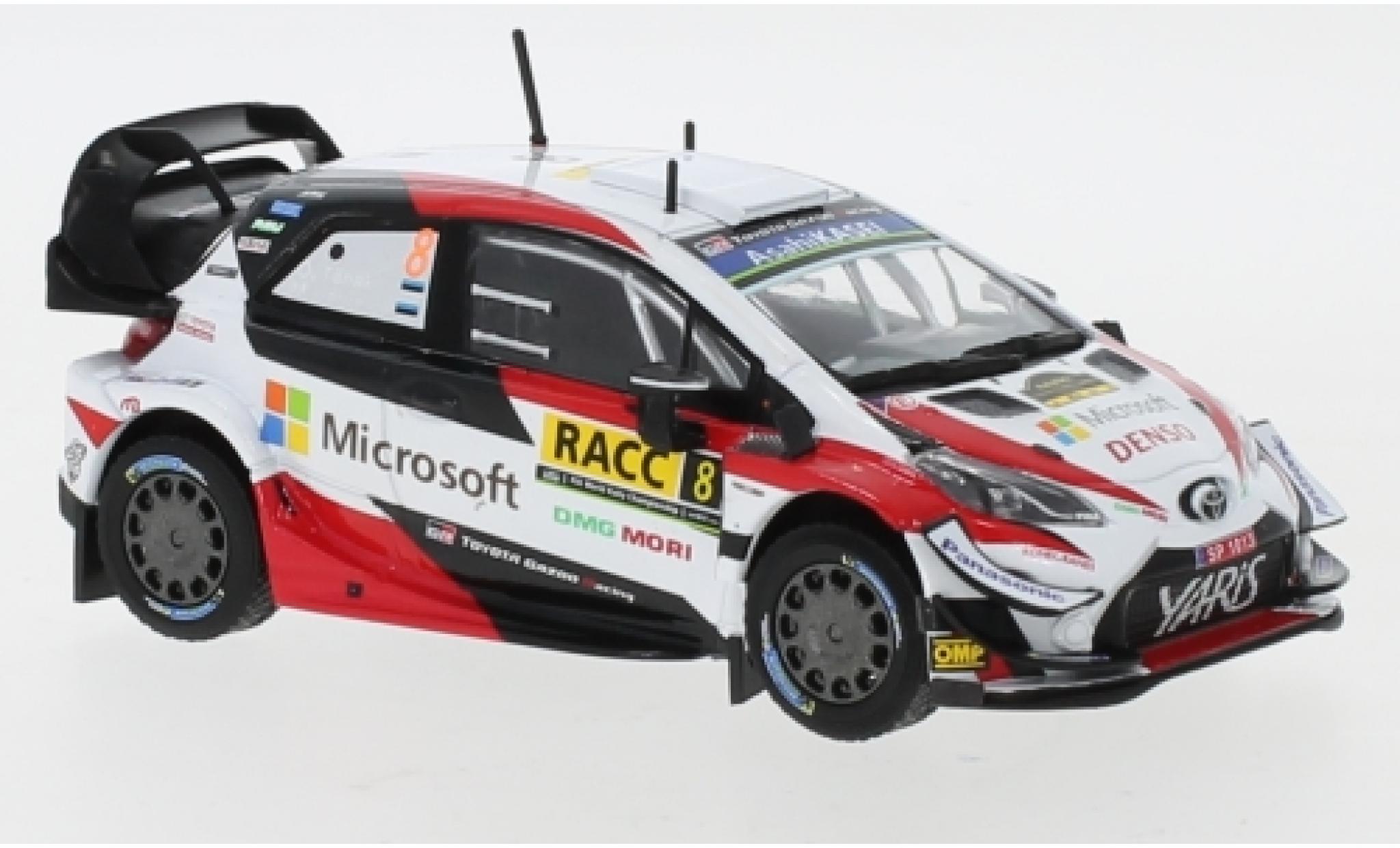 Toyota Yaris 1/43 IXO WRC No.8 Microsoft Rallye WM Rally Catalunya 2019 O.Tänak/M.Järveoja modellino in miniatura