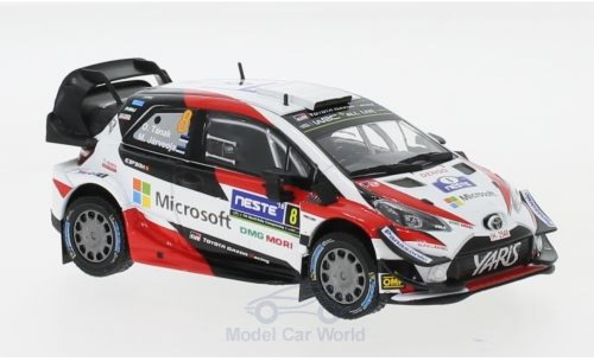 Toyota Yaris 1/43 IXO WRC No.8 Microsoft Rallye WM Rallye Finnland 2018 O.Tänak/M.Järveoja modellino in miniatura