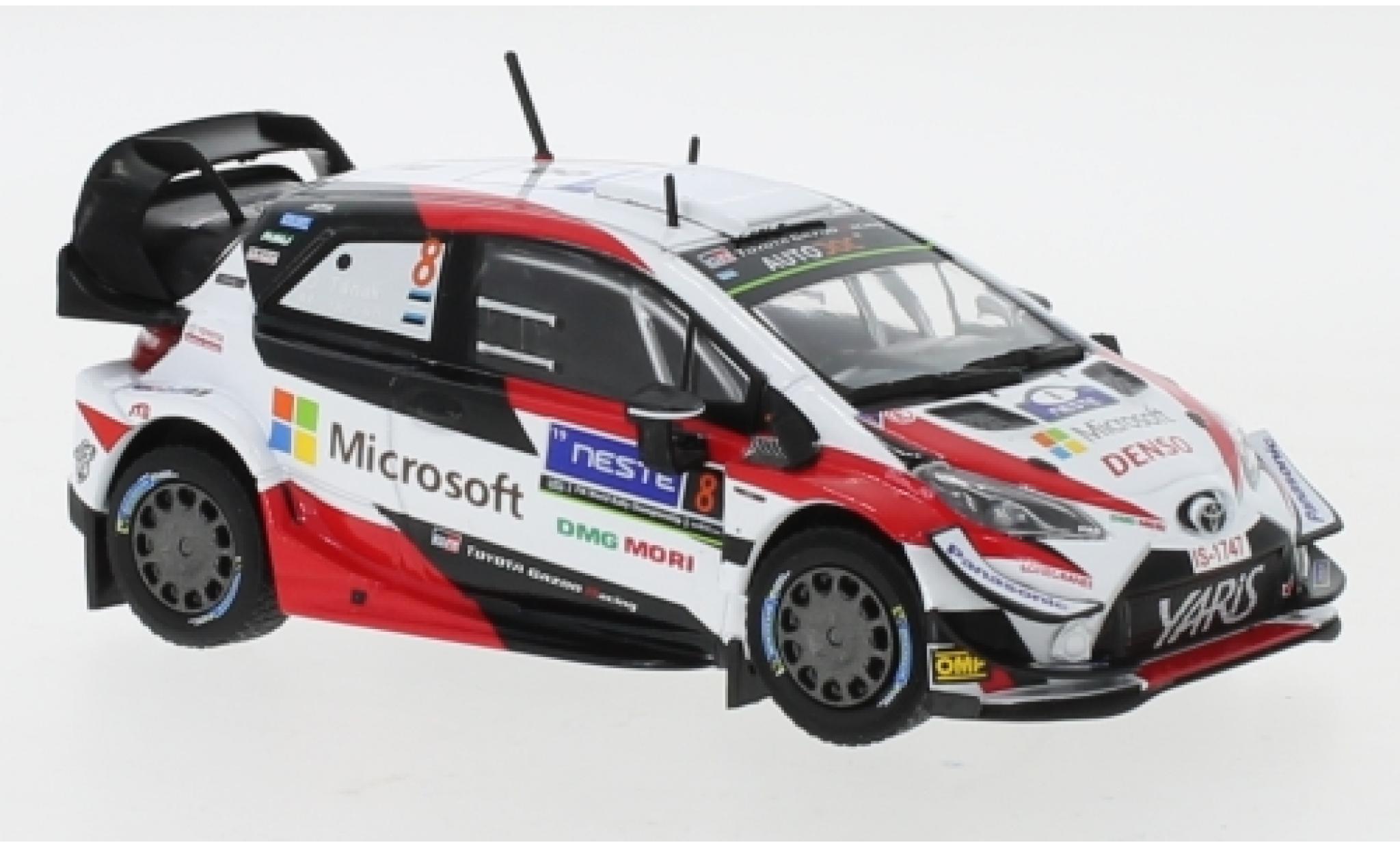 Toyota Yaris 1/43 IXO WRC No.8 Rallye WM Rallye Finnland 2019 O.Tänak/M.Järveoja modellino in miniatura