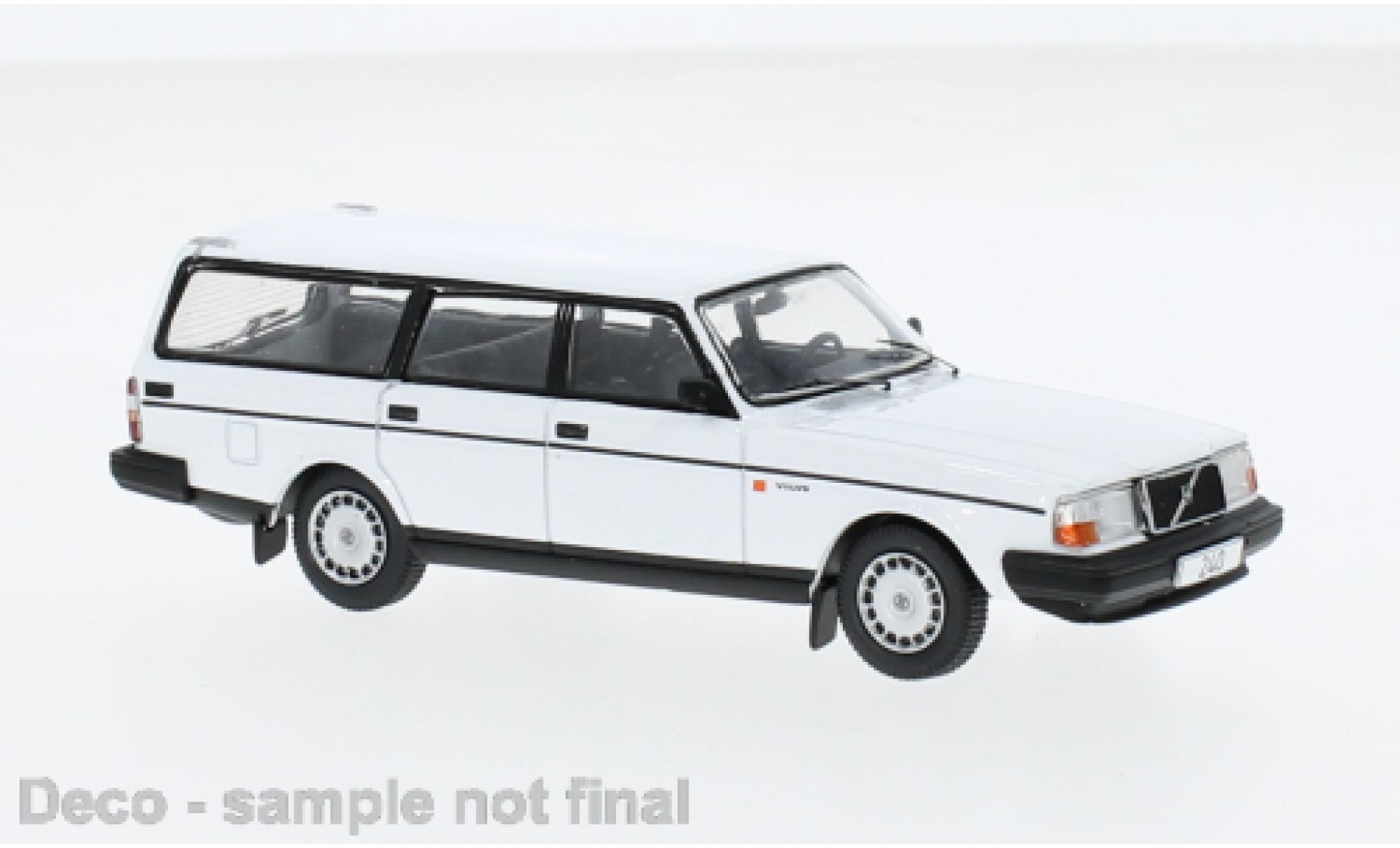 Volvo 240 1/43 IXO GL weiss 1988 1:43 modellino in miniatura