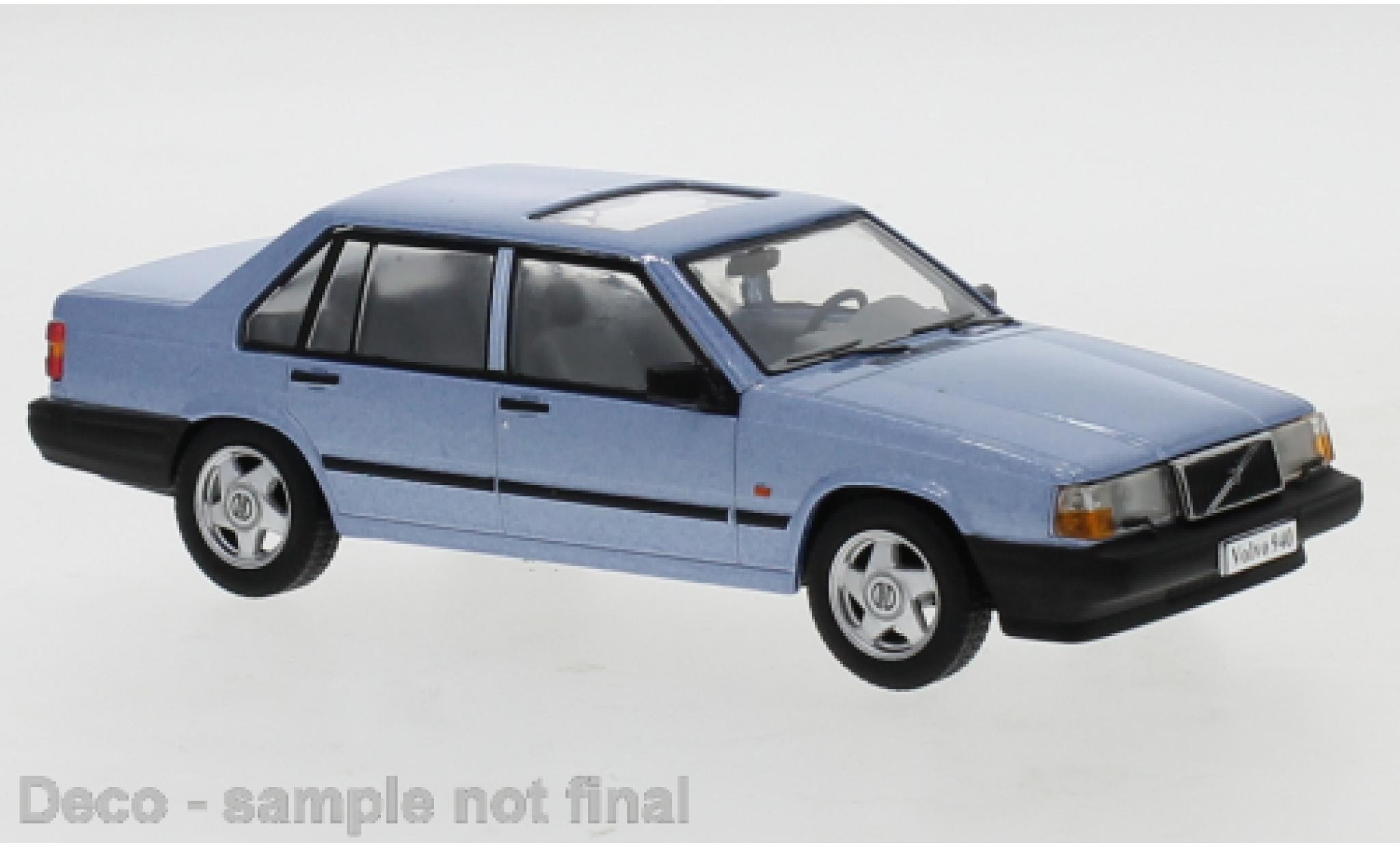 Volvo 940 1/43 IXO Turbo metallico blu 1990 modellino in miniatura