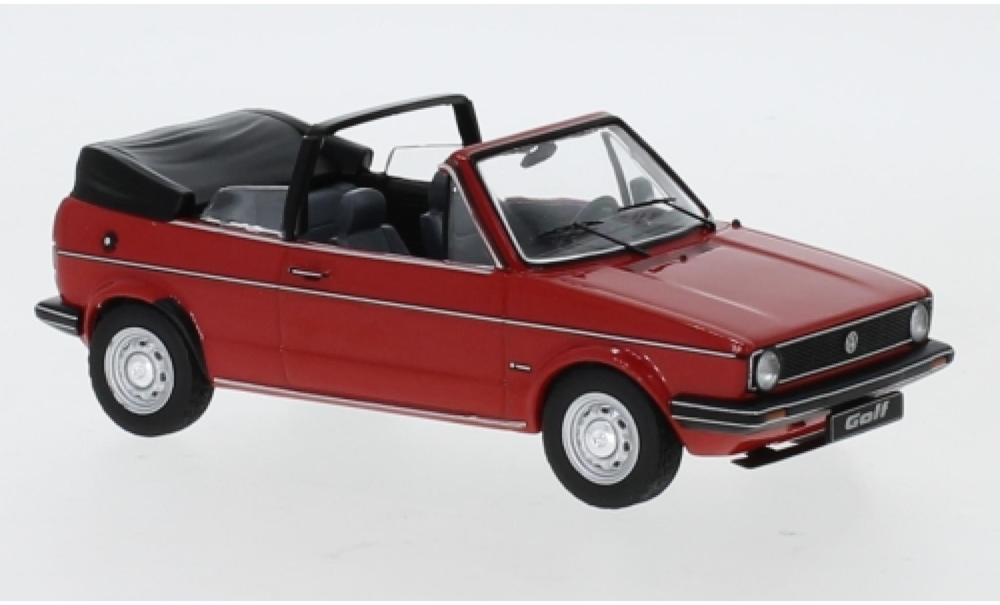 Volkswagen Golf 1/43 IXO I Cabriolet rosso 1981 modellino in miniatura