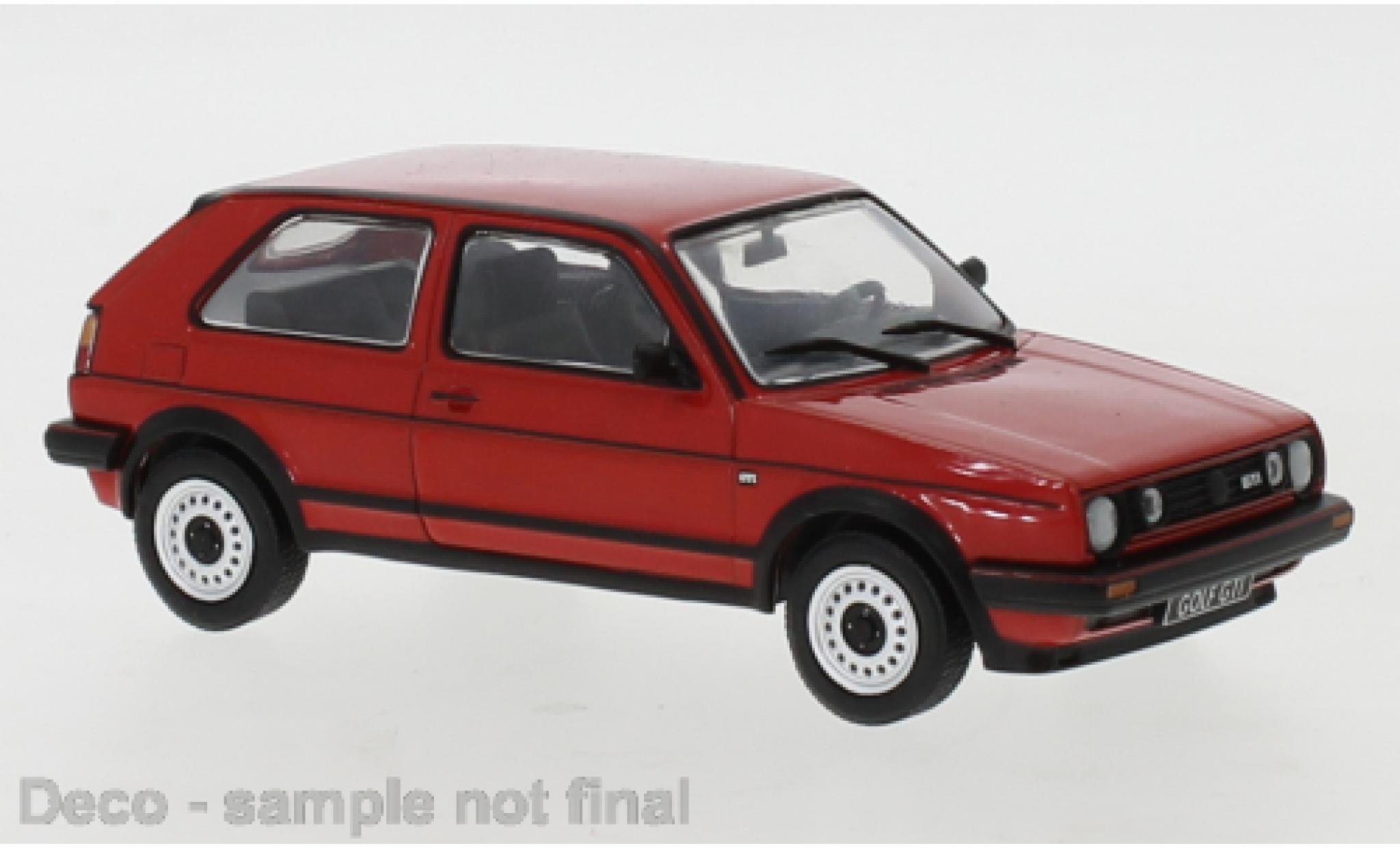 Volkswagen Golf 1/43 IXO II GTI rosso 1984 modellino in miniatura