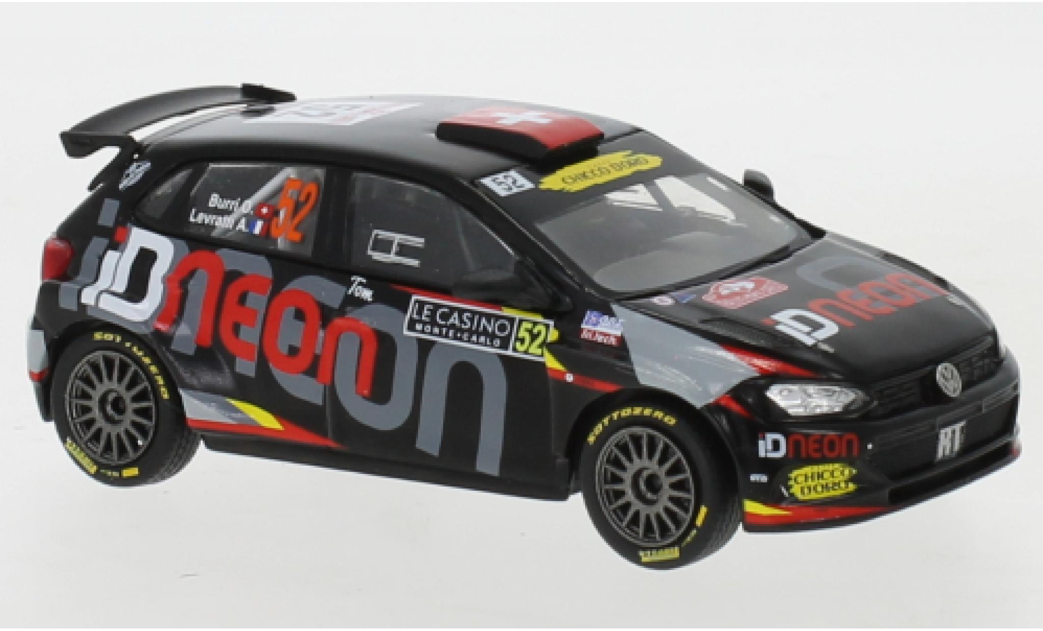 Volkswagen Polo 1/43 IXO GTI R5 No.52 Rally Monte Carlo 2021 O.Burri/A.Levratti modellino in miniatura