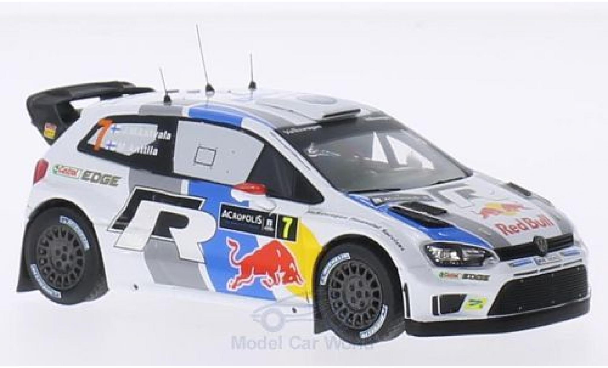 Volkswagen Polo 1/43 IXO R WRC No.7 Red Bull Rallye WM Rallye Acropolis 2013 J-M.Latvala/M.Anttila modellino in miniatura
