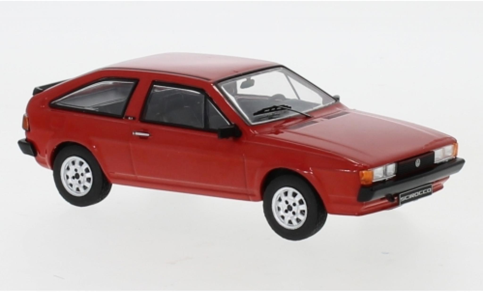 Volkswagen Scirocco 1/43 IXO II rosso 1987 modellino in miniatura