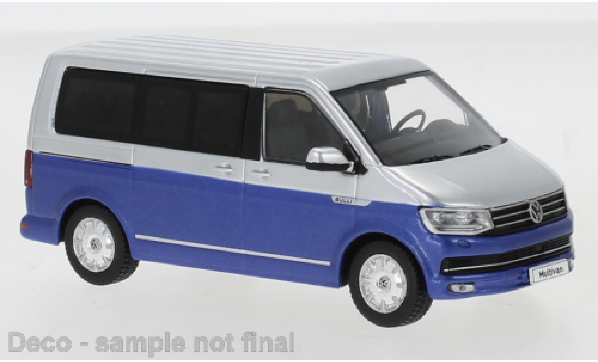 Volkswagen T6 1/43 IXO Multivan grigio/blu 2017 modellino in miniatura