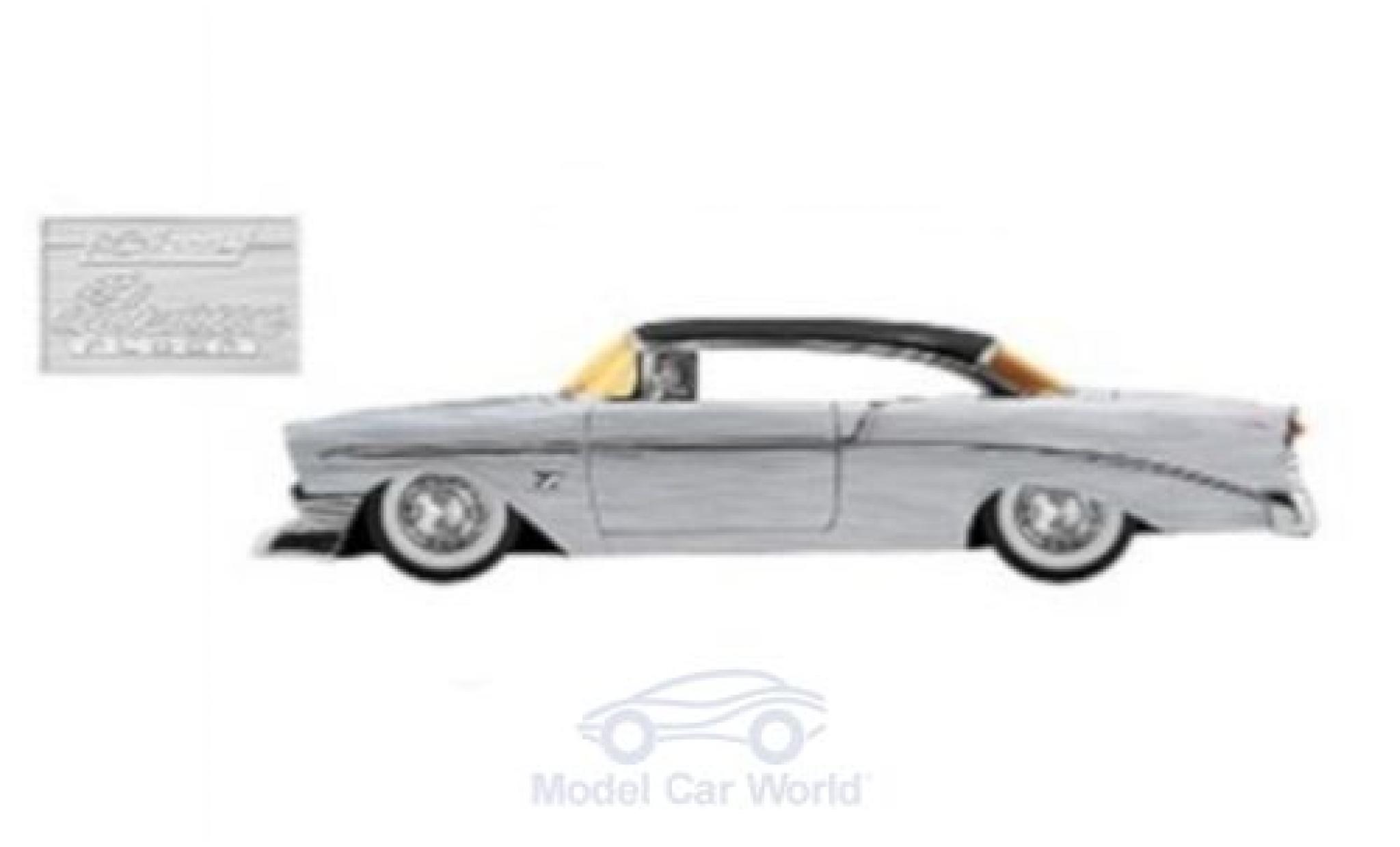 Chevrolet Bel Air 1/24 Jada Toys grigio/nero 1956 modellino in miniatura