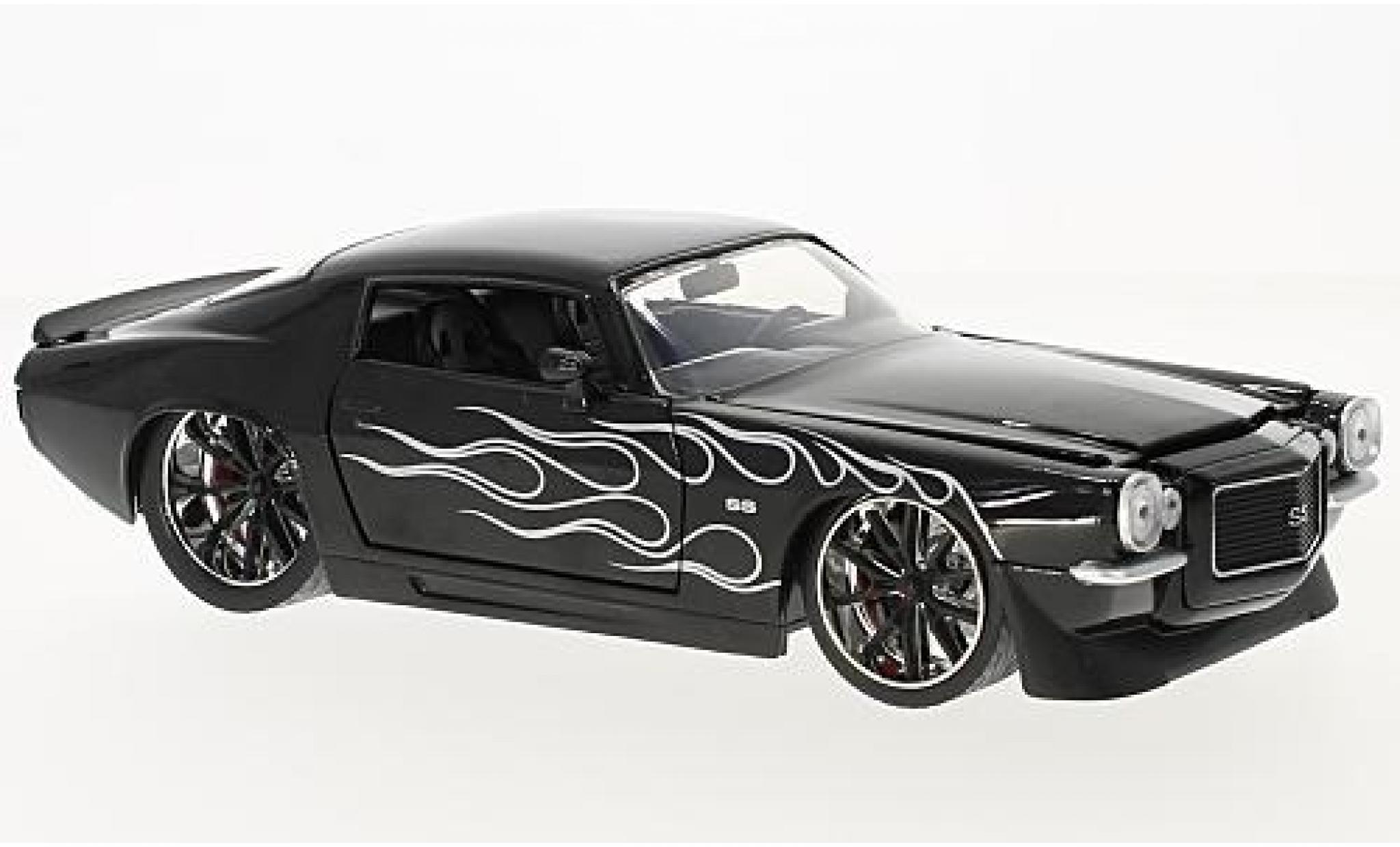Chevrolet Camaro 1/24 Jada Toys nero/Dekor 1971 modellino in miniatura