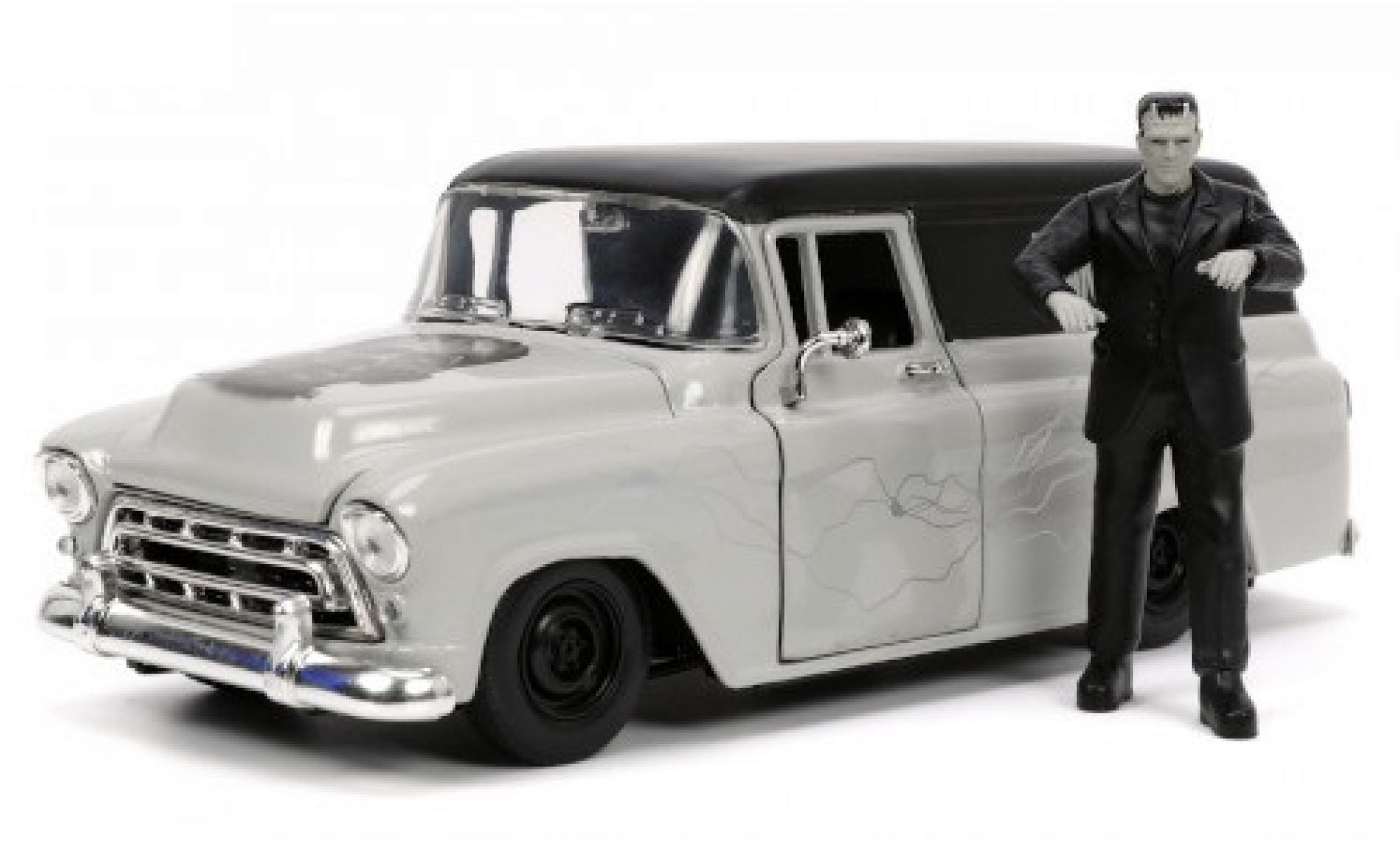 Chevrolet Suburban 1/24 Jada Toys Frankenstein 1957 mit Figur modellino in miniatura