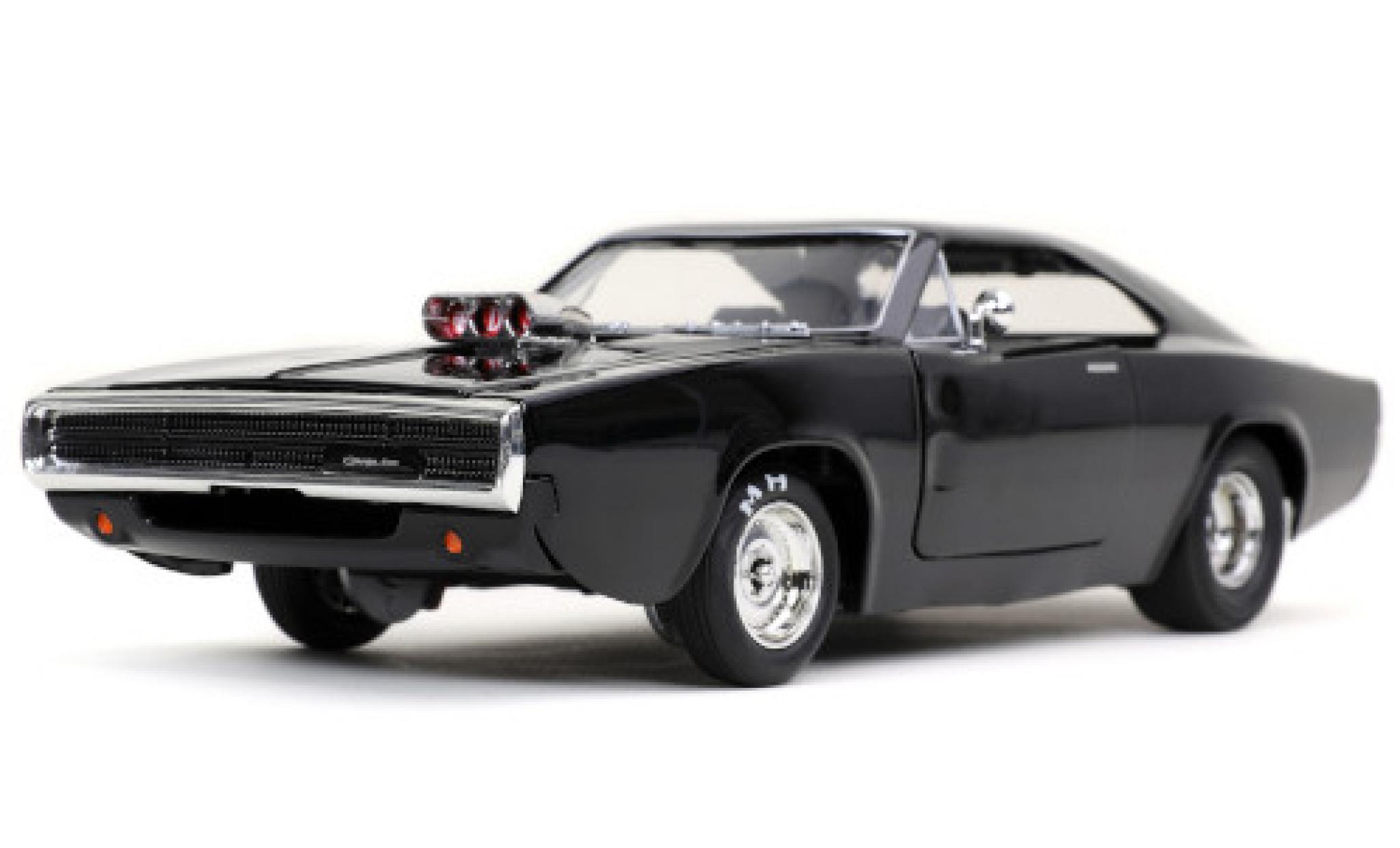 Dodge Charger 1/24 Jada Toys Tuning nero Fast & Furious modellino in miniatura