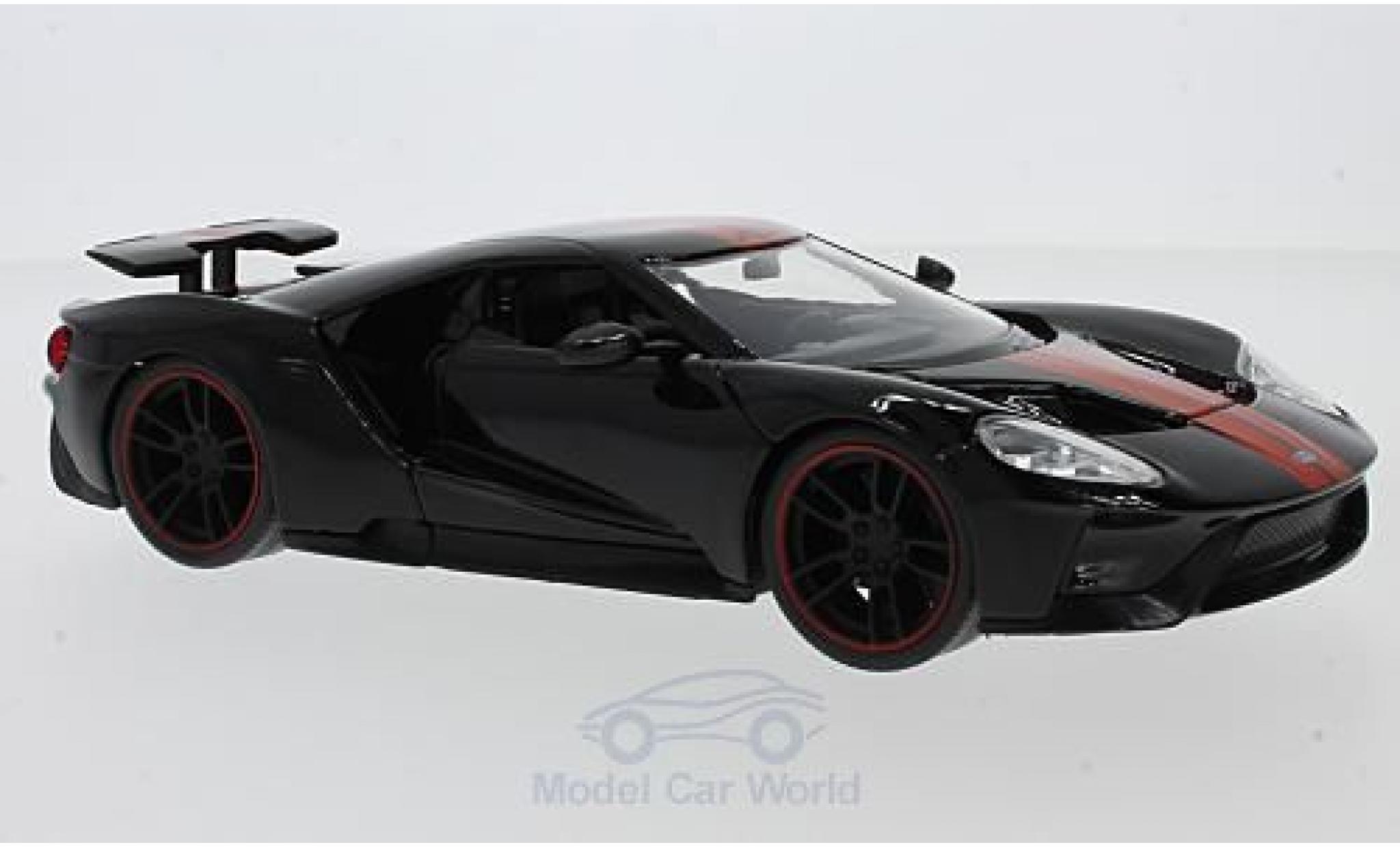 Ford GT 1/24 Jada Toys nero 2017 modellino in miniatura