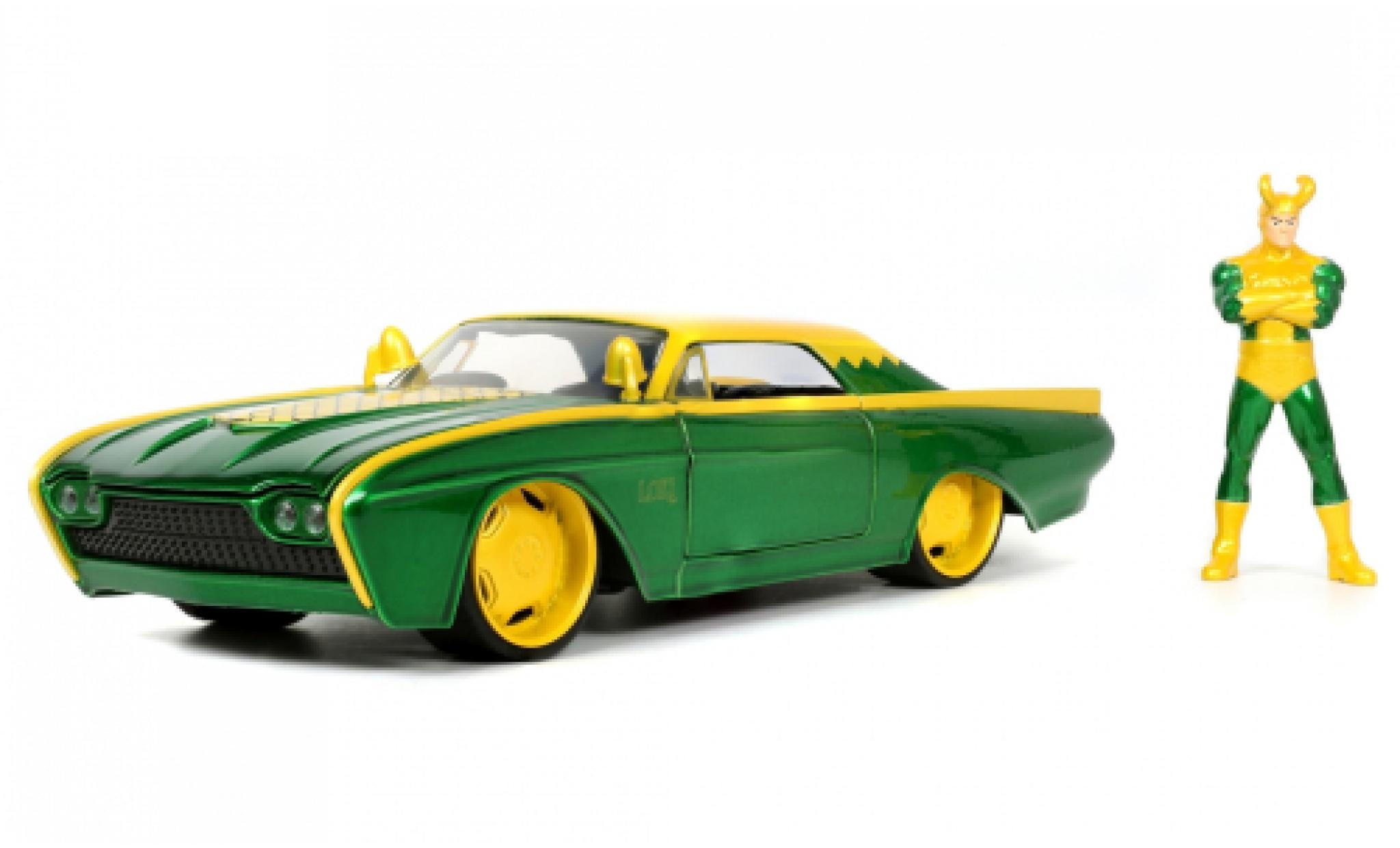 Ford Thunderbird 1/24 Jada Toys Jada Marvel Avengers - Loki 1963 modellino in miniatura