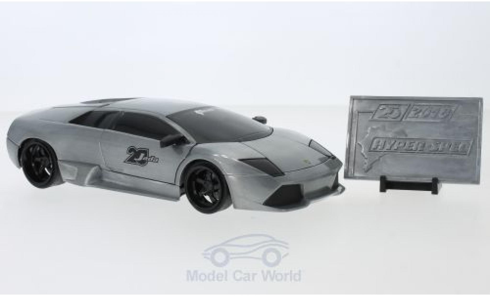 Lamborghini Murcielago 1/24 Jada Toys grigio modellino in miniatura