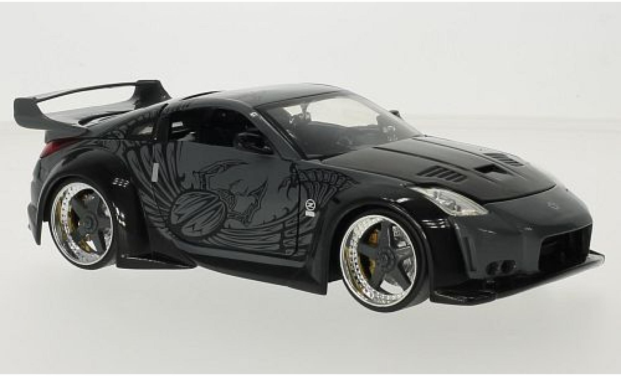 Nissan 350Z 1/24 Jada Toys Tuning grigio/nero Fast & Furious 2003 tuning modellino in miniatura