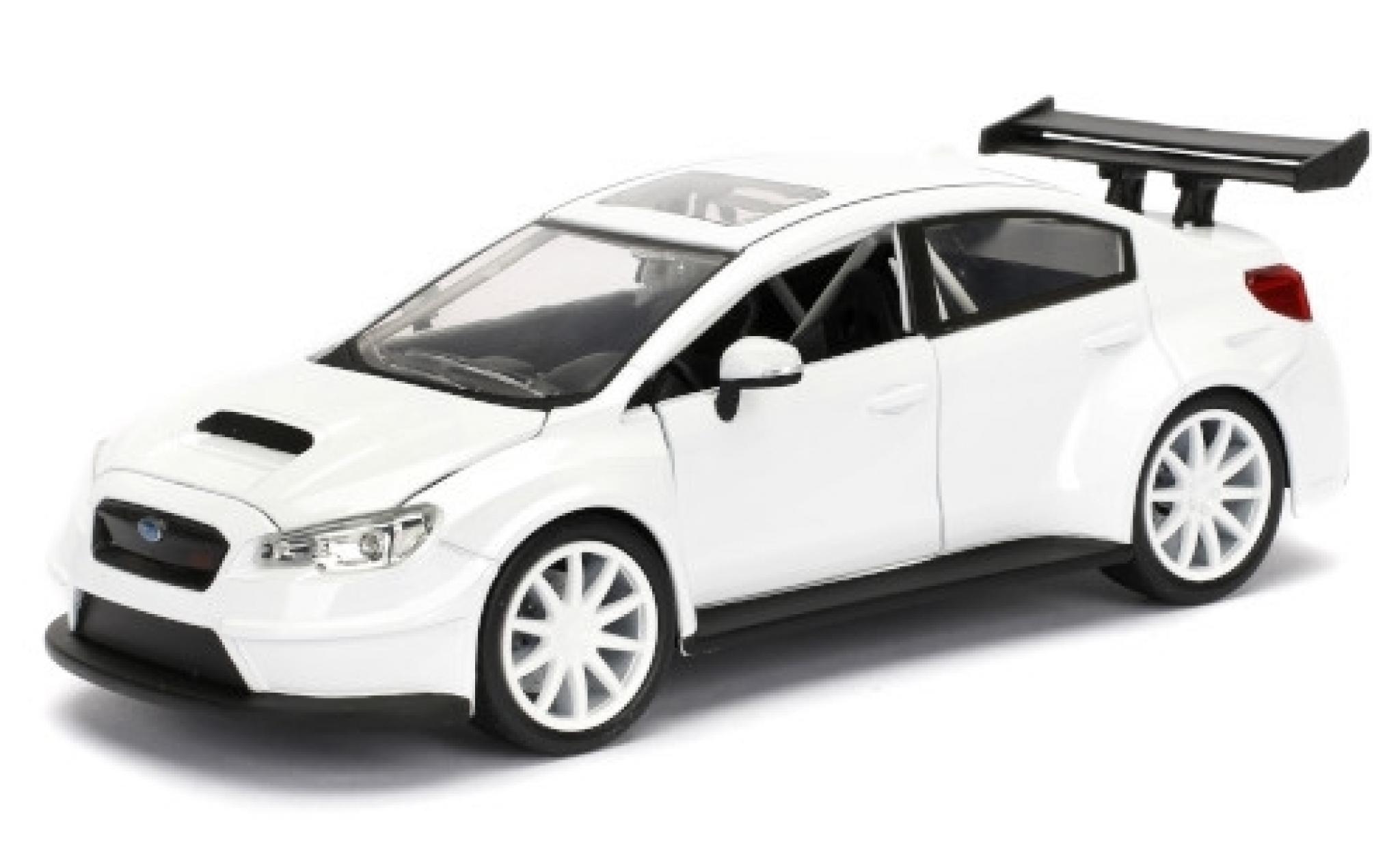 Subaru WRX 1/24 Jada Toys STI Tuning bianco Fast & Furious modellino in miniatura