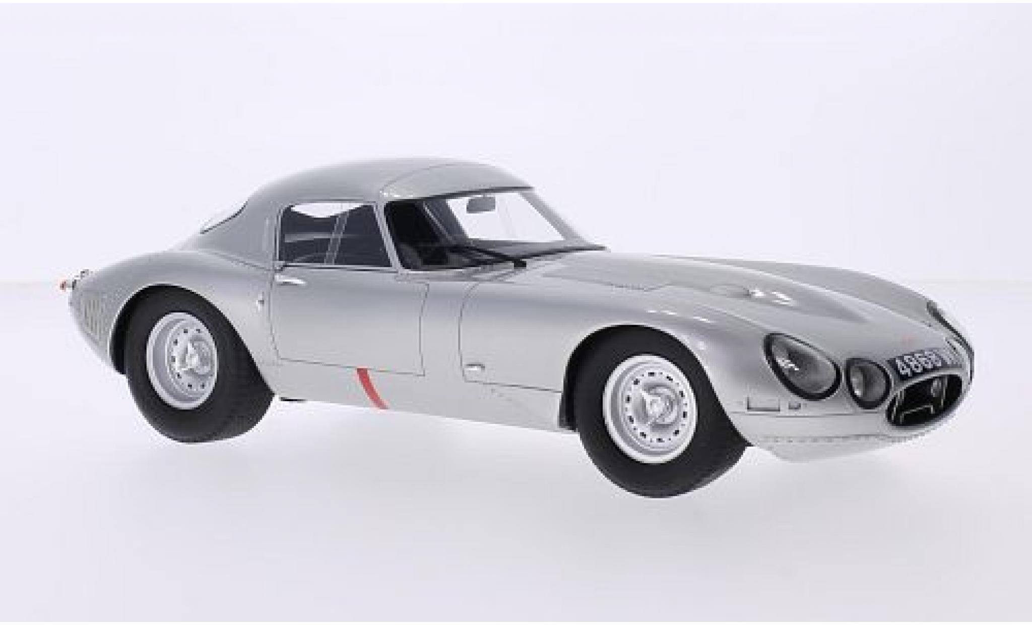 Jaguar E-Type 1/18 Cult Scale Models Low Dra silber Cult Scale Mo 1:18 modellino in miniatura