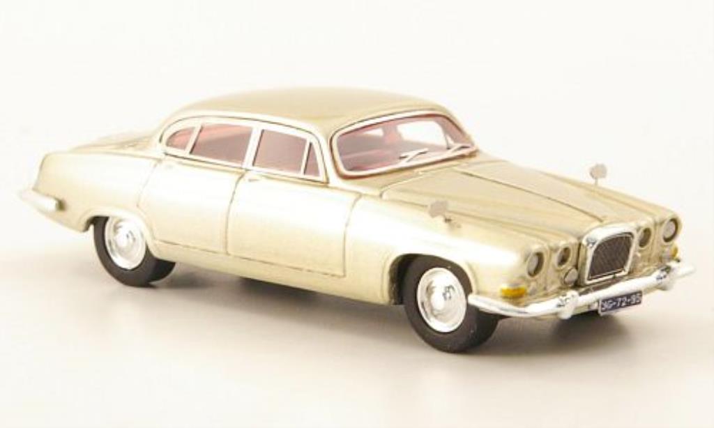 Jaguar MK 10 1/87 Neo 10 beige 1961 modellino in miniatura