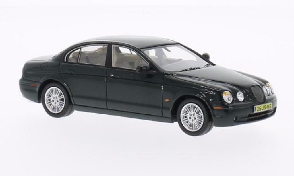 Jaguar S-Type 1/43 Neo grun 2004 modellino in miniatura