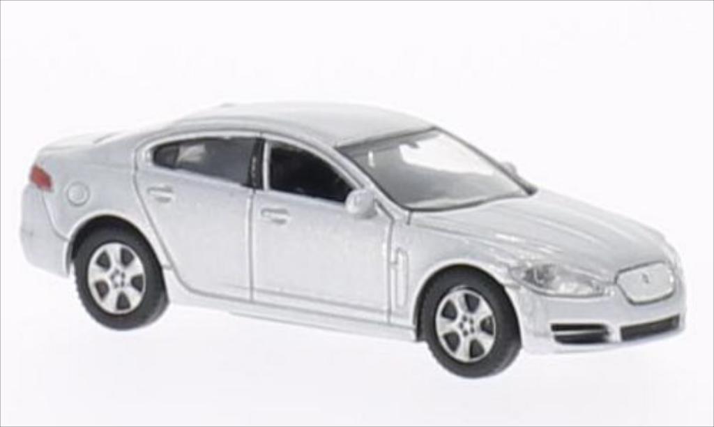 Jaguar XF 1/87 Welly grigio 2008 modellino in miniatura