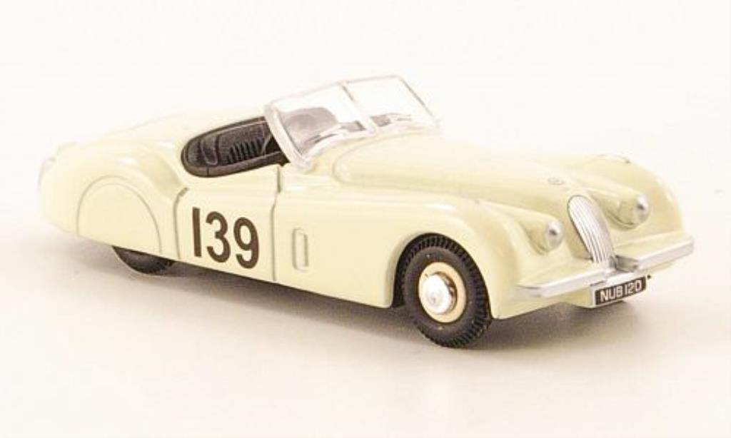 Jaguar XK 120 1/76 Oxford 120 No.139 I.Appleyard modellino in miniatura