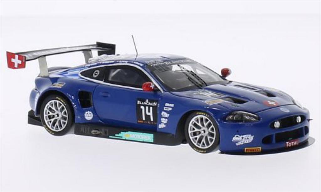 Jaguar XKR 1/43 Spark Emil Frey G3 No.14 Emil Frey Racing 24h Spa 2014 /J.Hirschi modellino in miniatura