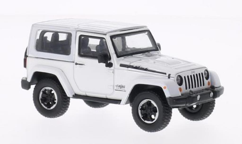 Jeep Wrangler 1/43 Greenlight Polar Edition bianco 2014 modellino in miniatura