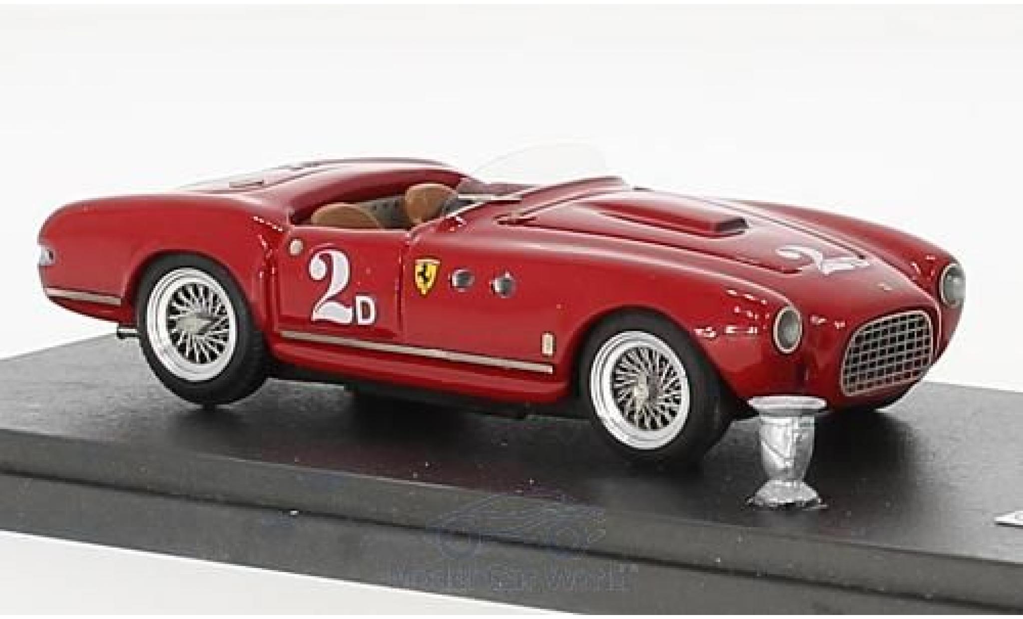 Ferrari 225 1952 1/43 Jolly Model S RHD No.2d 100 Meilen Pebble Beach 1952 P.Hill modellino in miniatura
