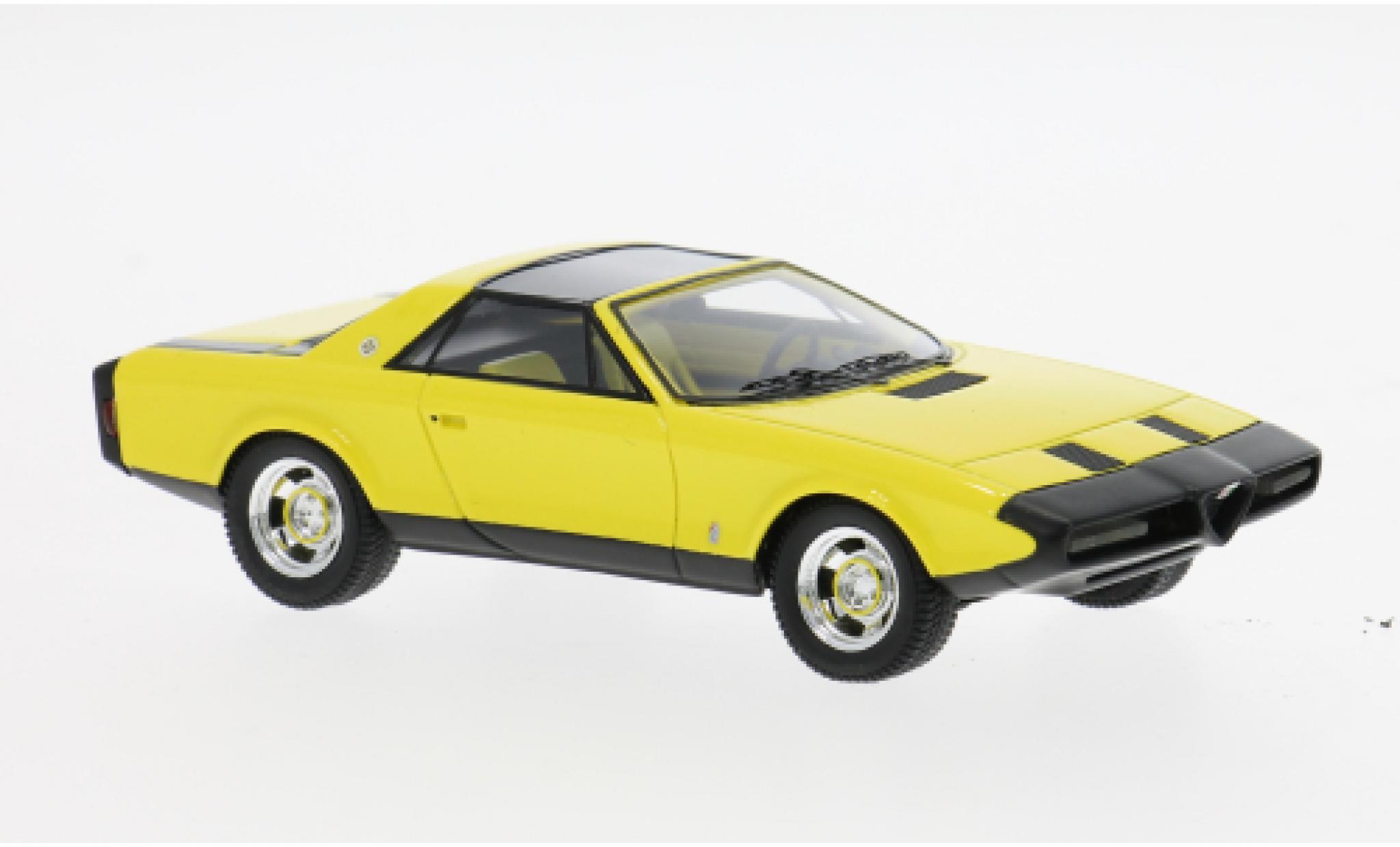 Alfa Romeo Alfetta Kess Spider Pininfarina gelb/schwarz 1972 1:43 modellino in miniatura