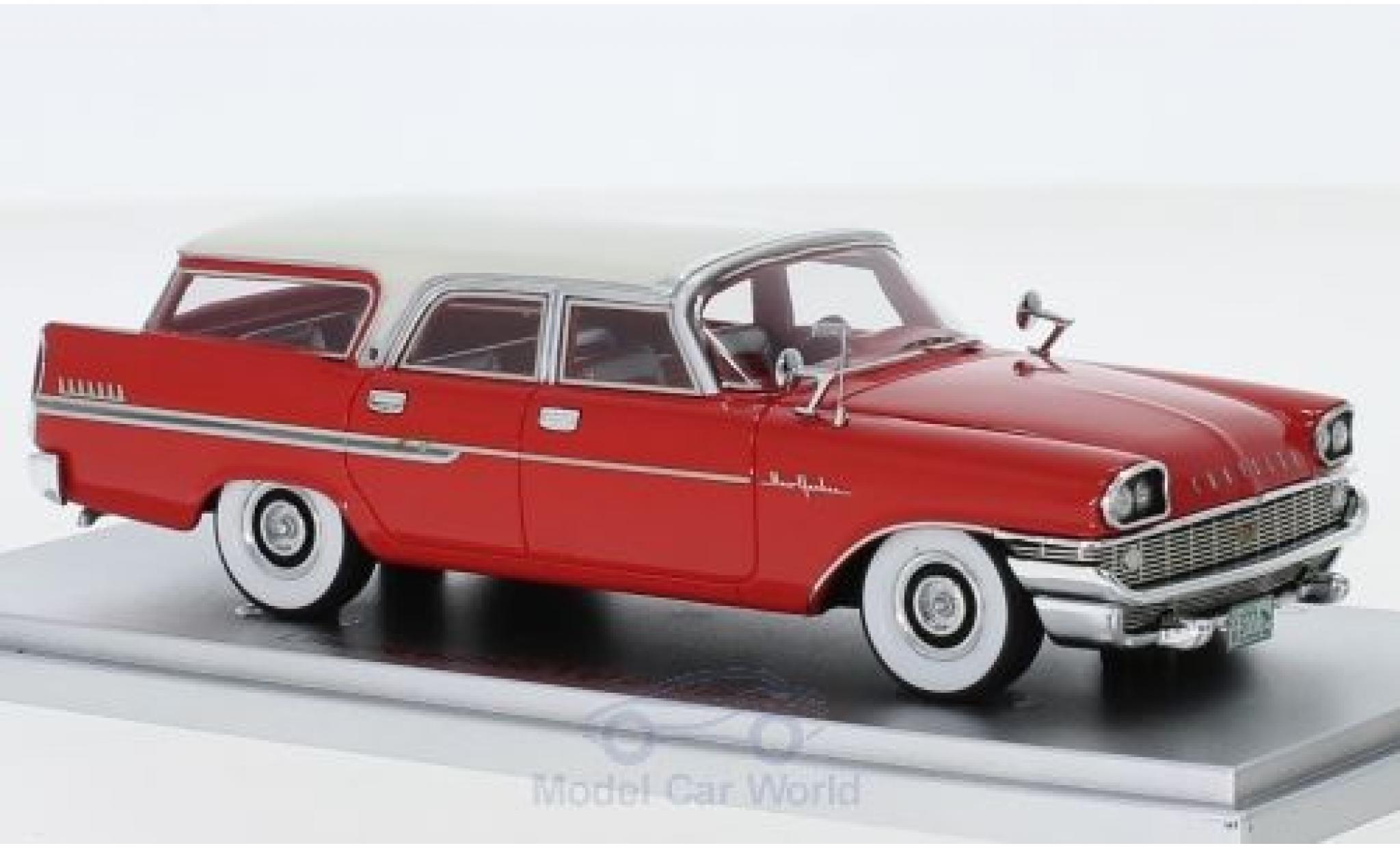 Chrysler New Yorker 1/43 Kess Town & Country Wagon rosso/bianco 1958 modellino in miniatura