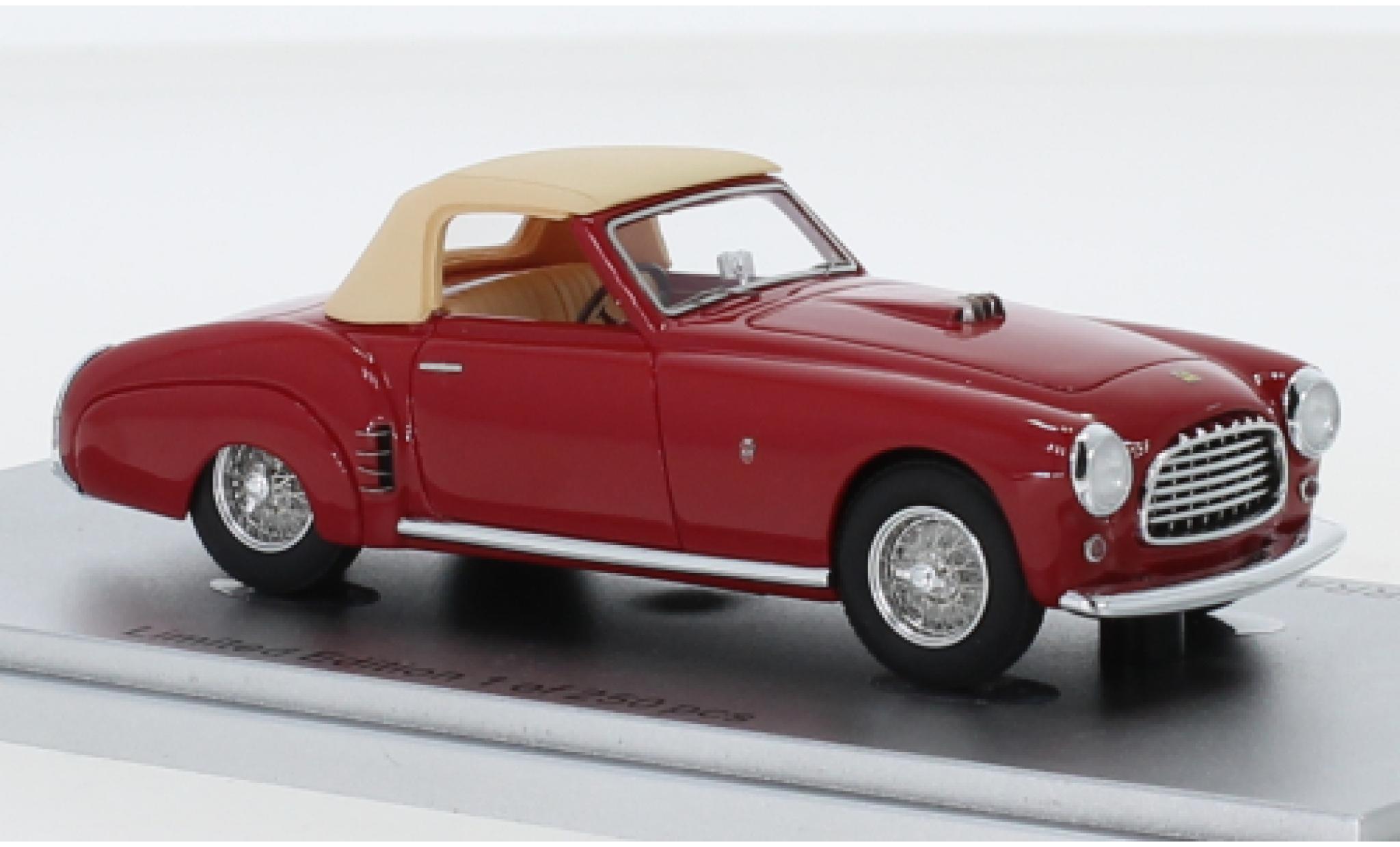 Ferrari 212 1/43 Kess Inter Ghia Cabriolet rosso RHD 1952 Verdeck fermé châssis No.0233eu modellino in miniatura